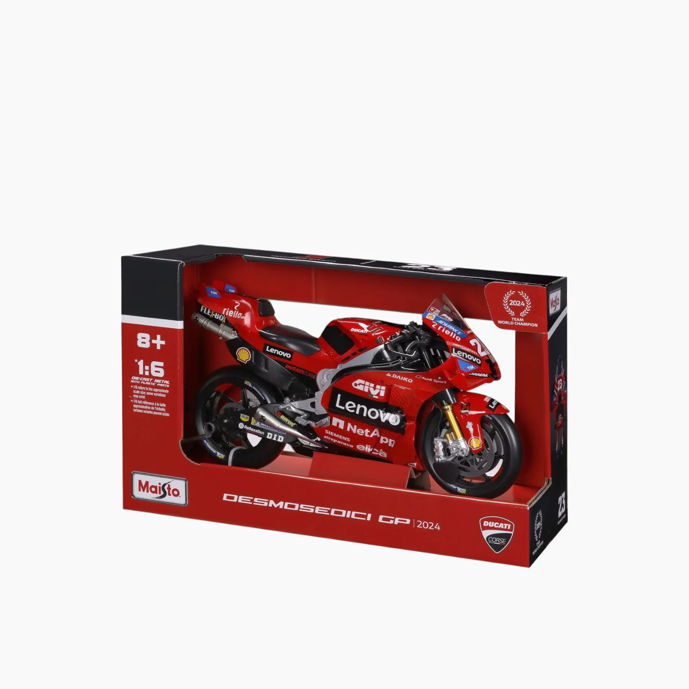Maisto Burago Ducati Lenovo Team (2024) 1:6 - Image 5