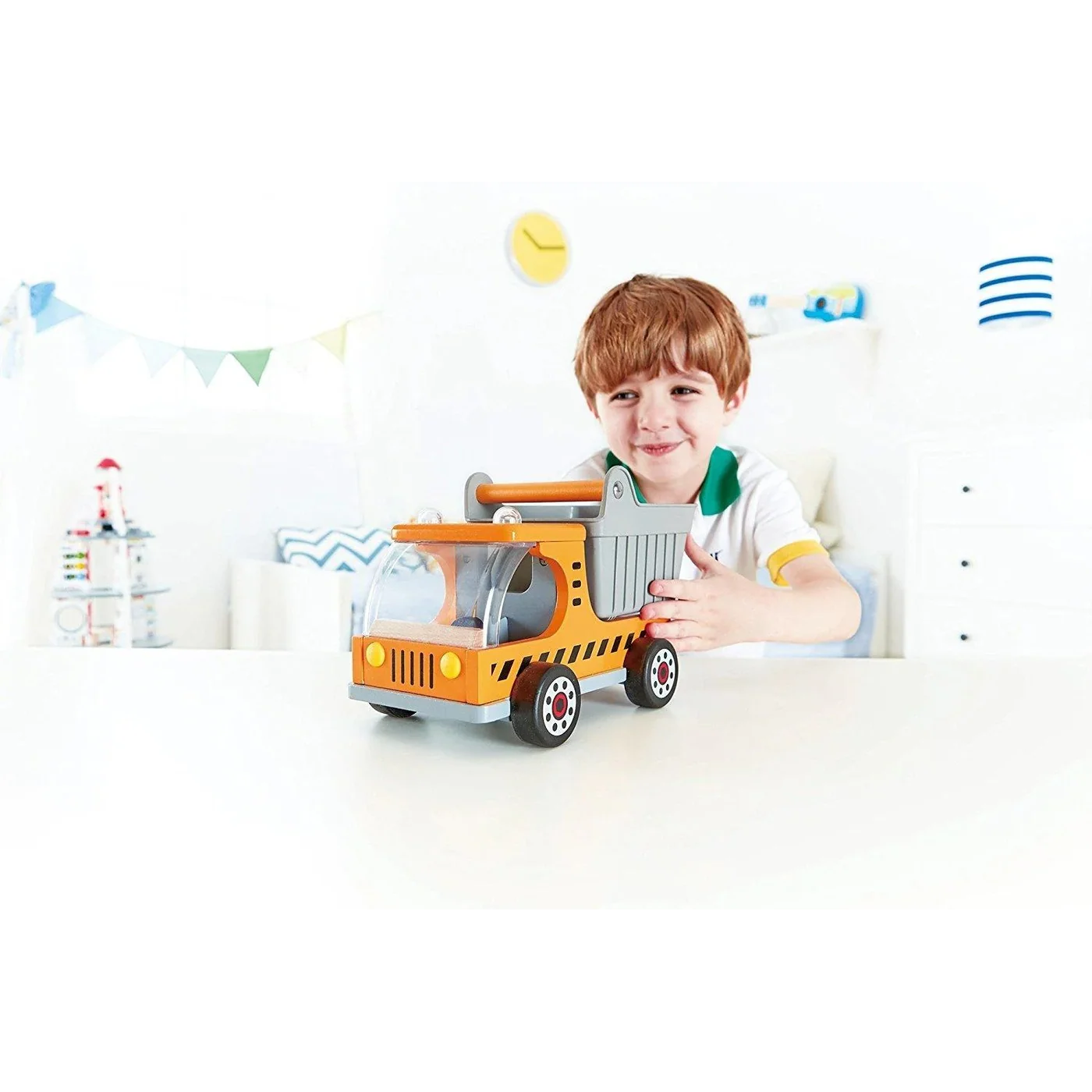 Hape Dumper Truck Toy Truck - Image 3