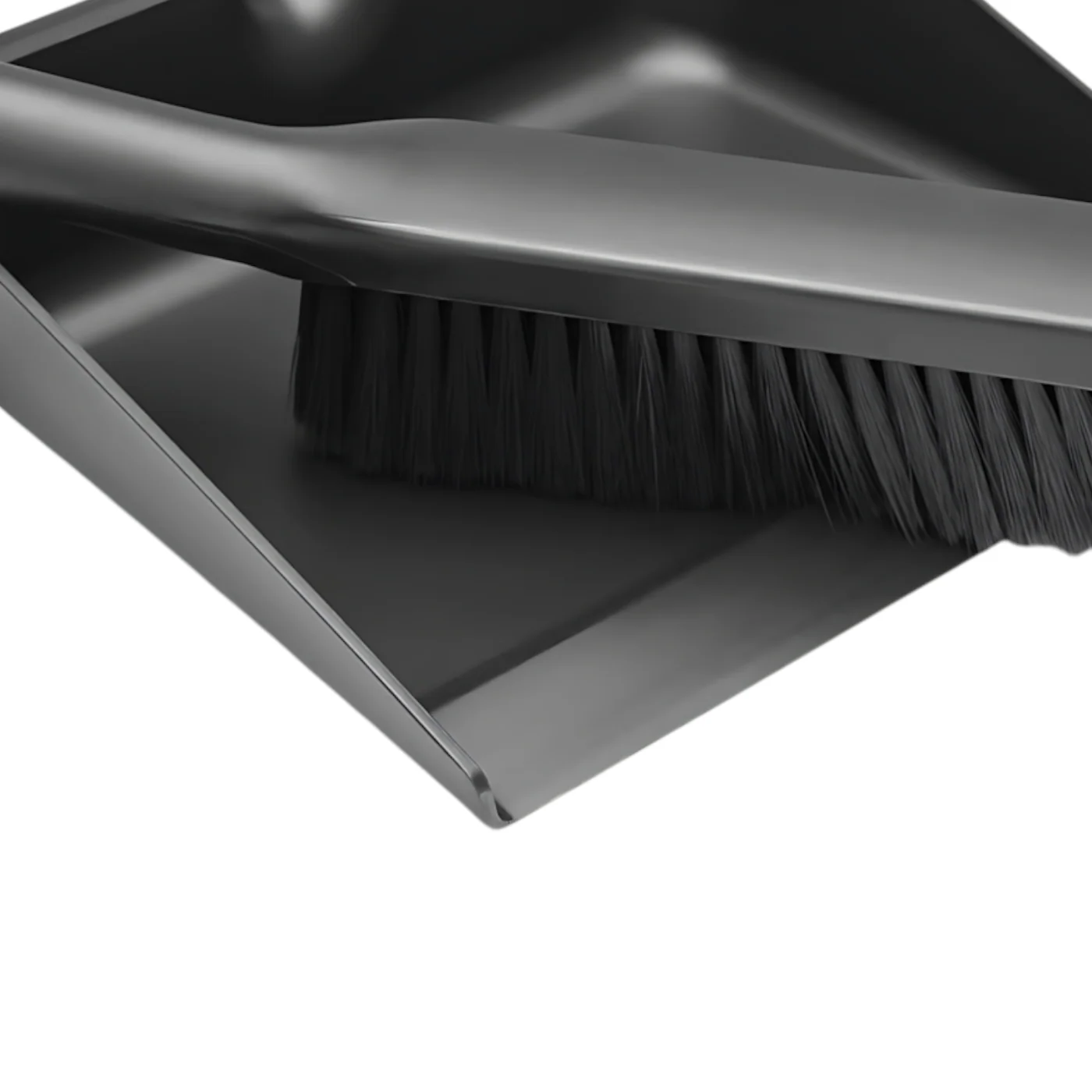 Brabantia Dustpan & Brush Set Dark Grey - Image 5