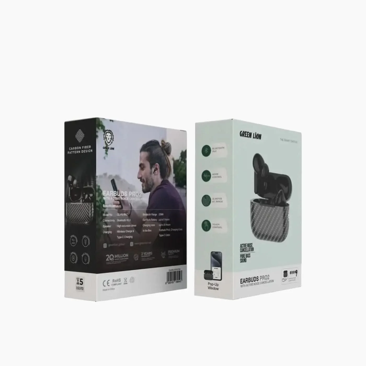 Green Lion Earbuds Pro2 Wireless Earbuds - Image 2