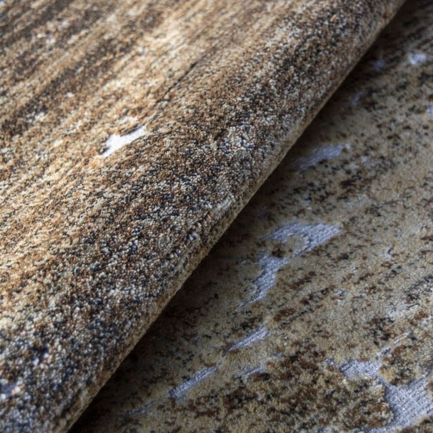 Spazio Home Earthy Gradient Beige Rug - Image 3