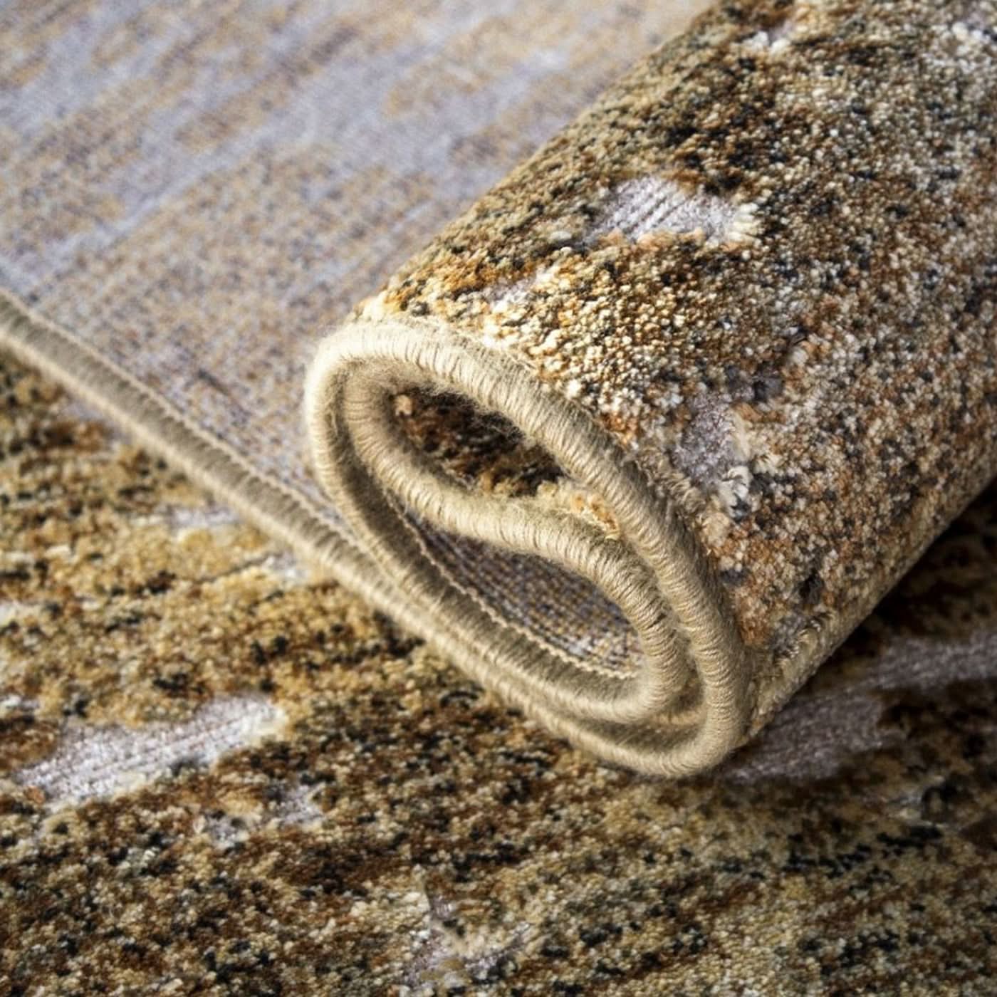 Spazio Home Earthy Gradient Beige Rug - Image 4