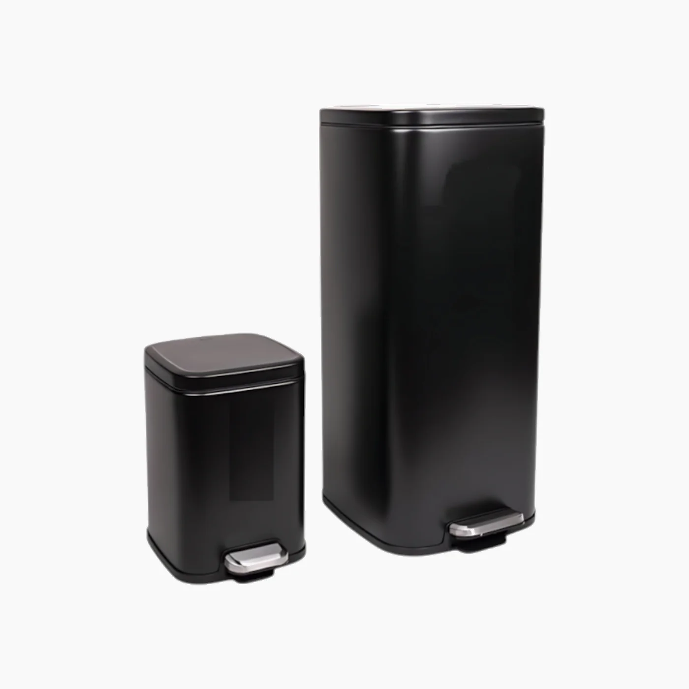 Eko – Stella Pedal Bin TWIN PACK 30+6Ltr Black - Image 2