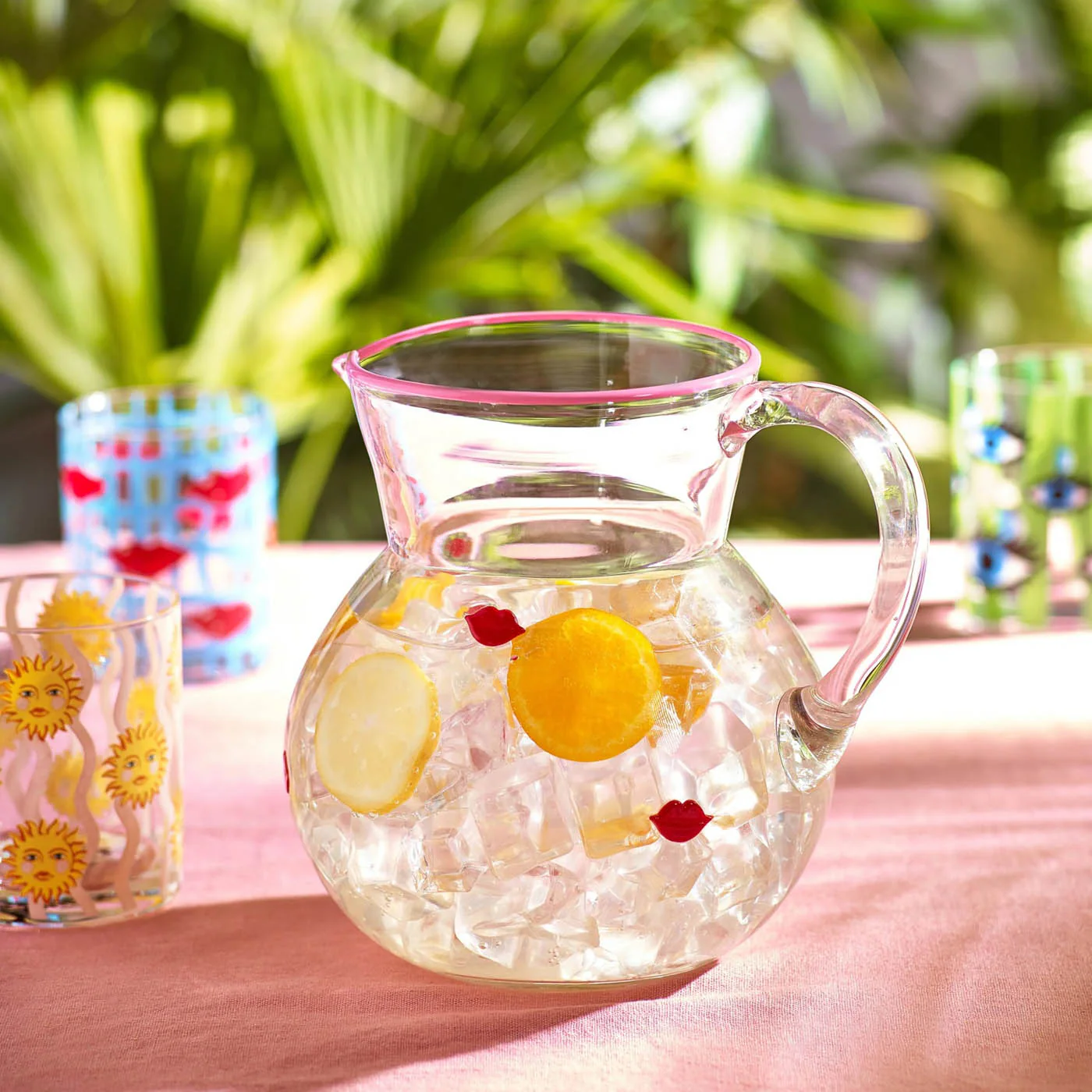 Eleanor Bowmer Electric Coast Lips Glass Jug - Image 4