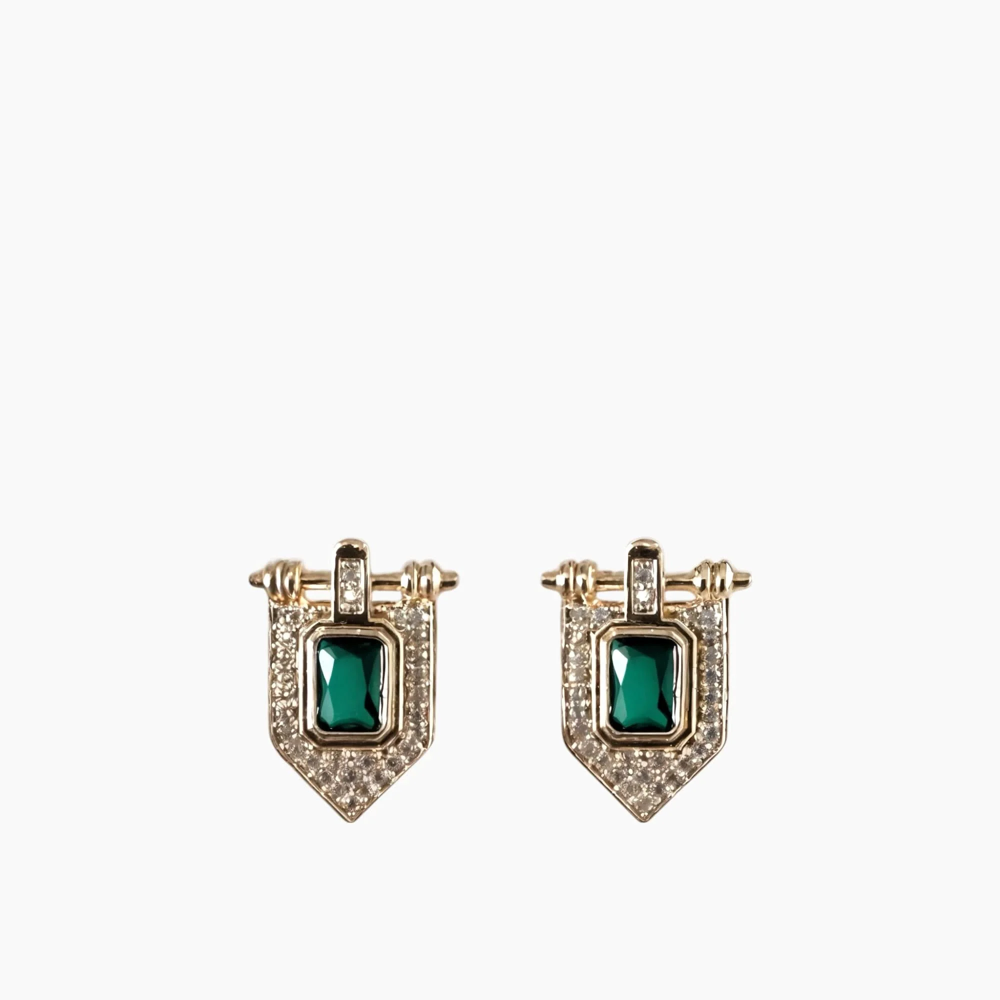 Emerald Whisper Earrings