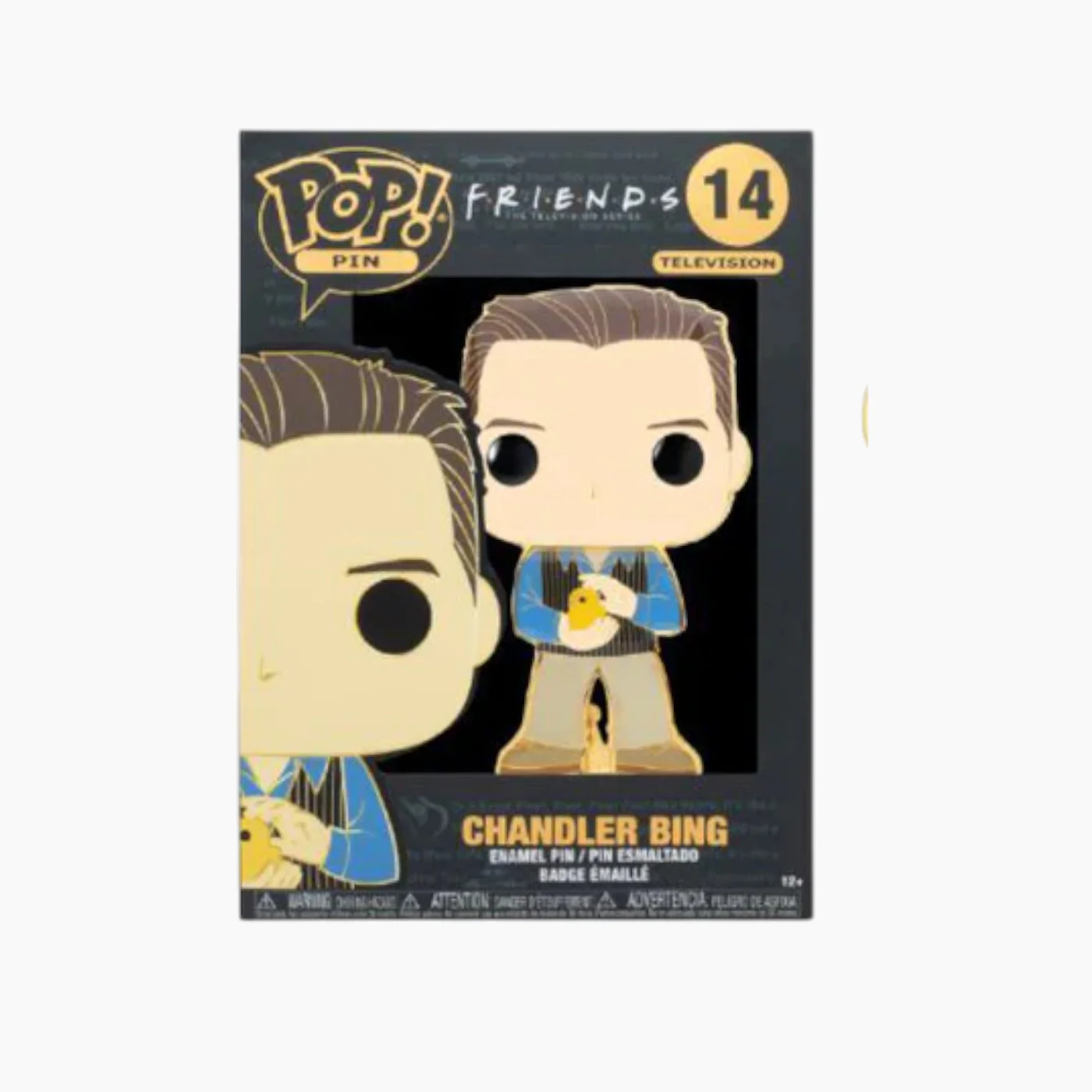 FUNKO Friends Chandler Enamel Pin - Image 2