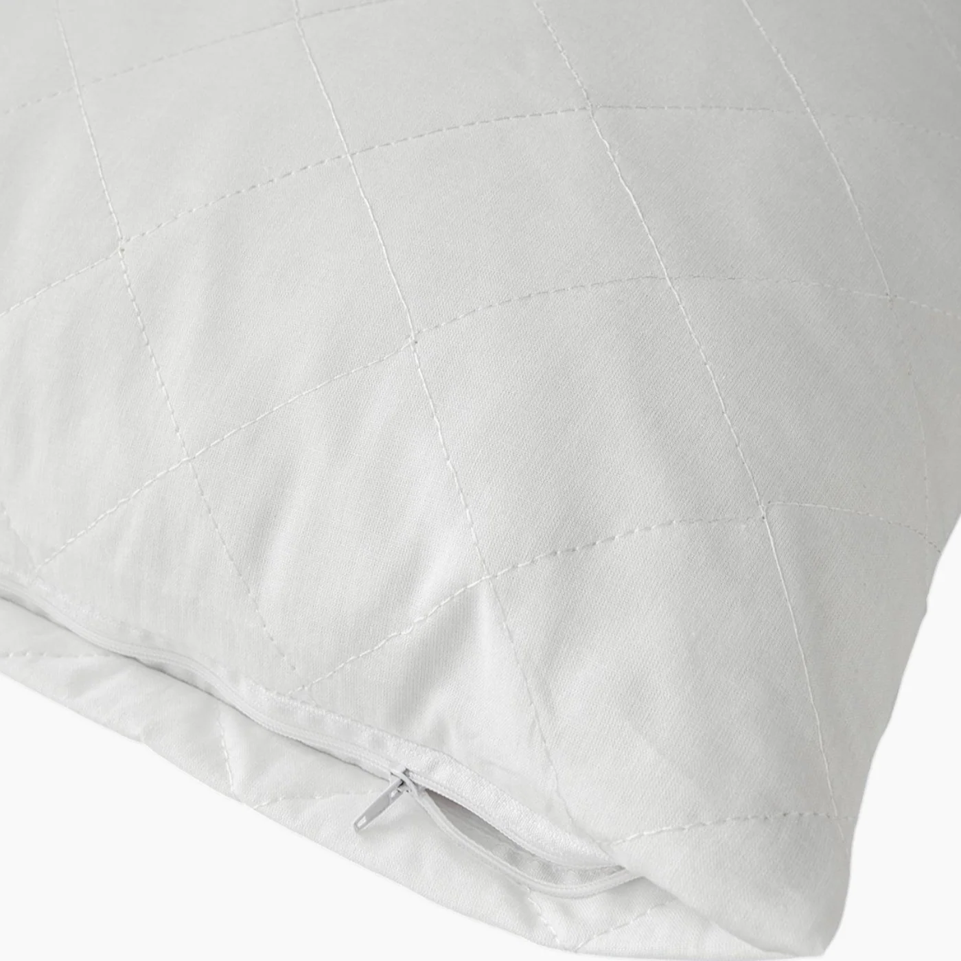 EH Living Cotton Quilted Pillow Case 50x70 cm White - Image 4