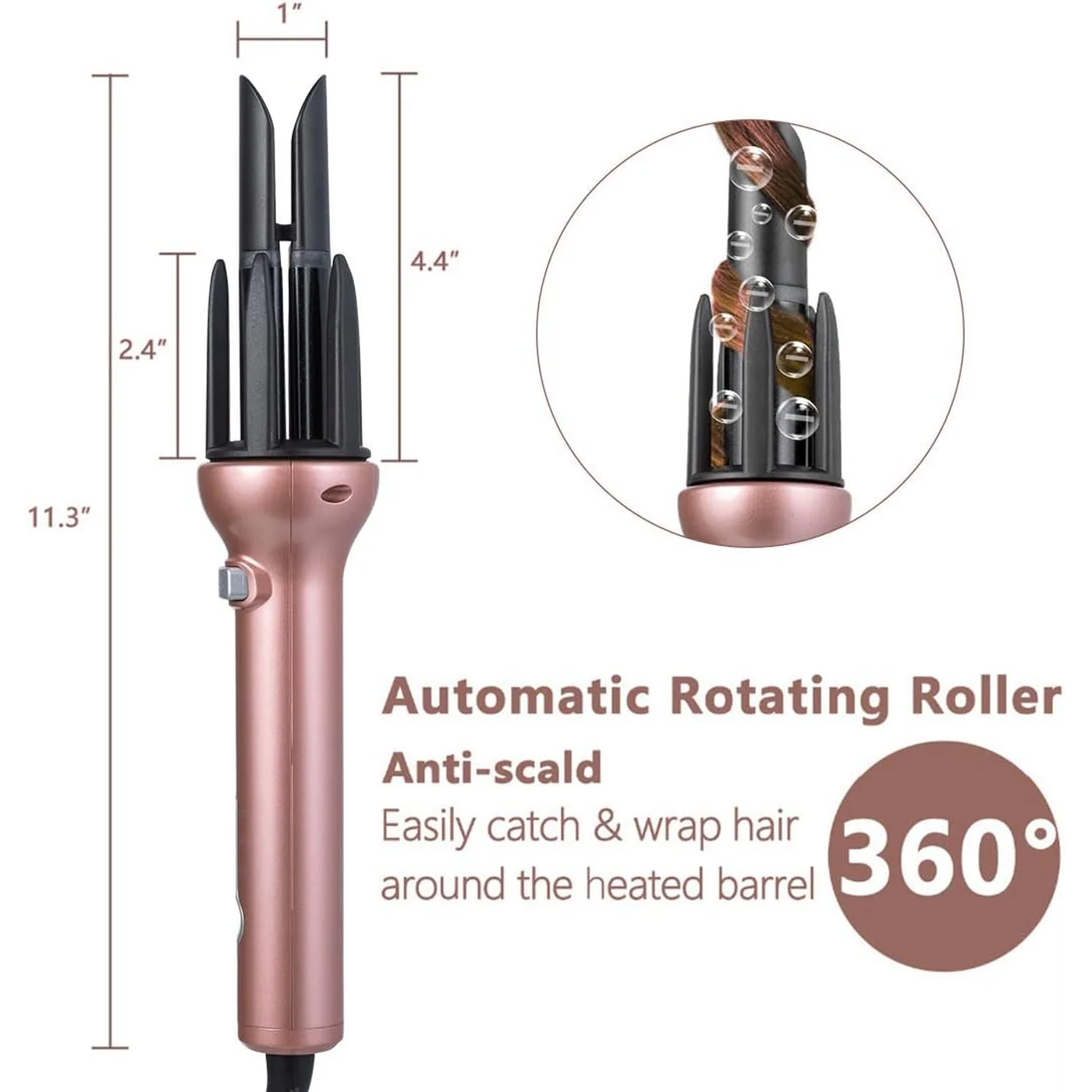 ENZO Automatic Hair Curler for Long Hair - Image 8