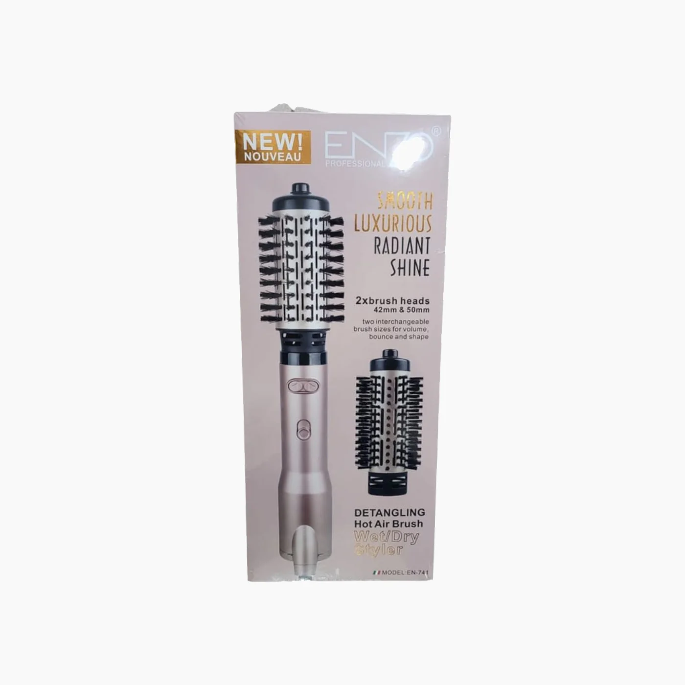 ENZO Heat Head Brush Luxurious Radiant Shine - Image 2