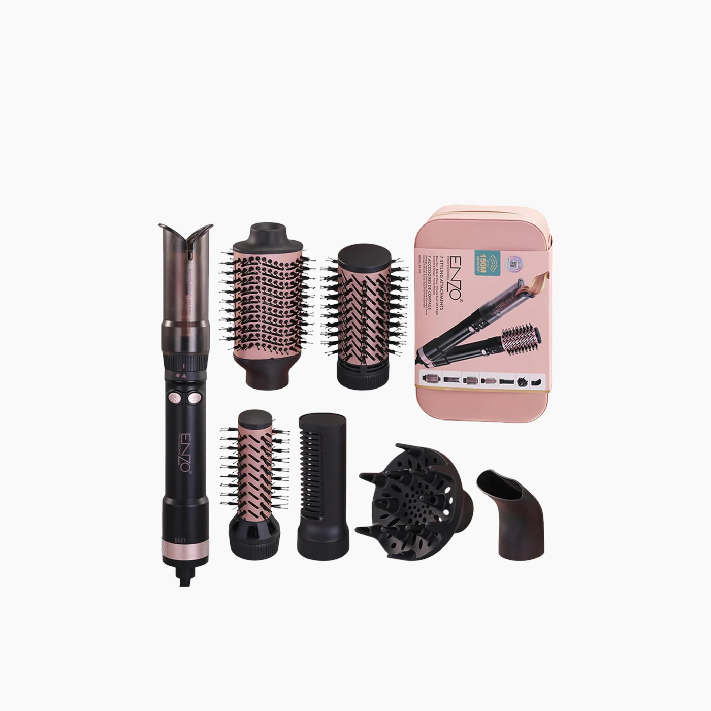 ENZO Professional 7-in-1 Air Styler & Hair Dryer Set - Image 2