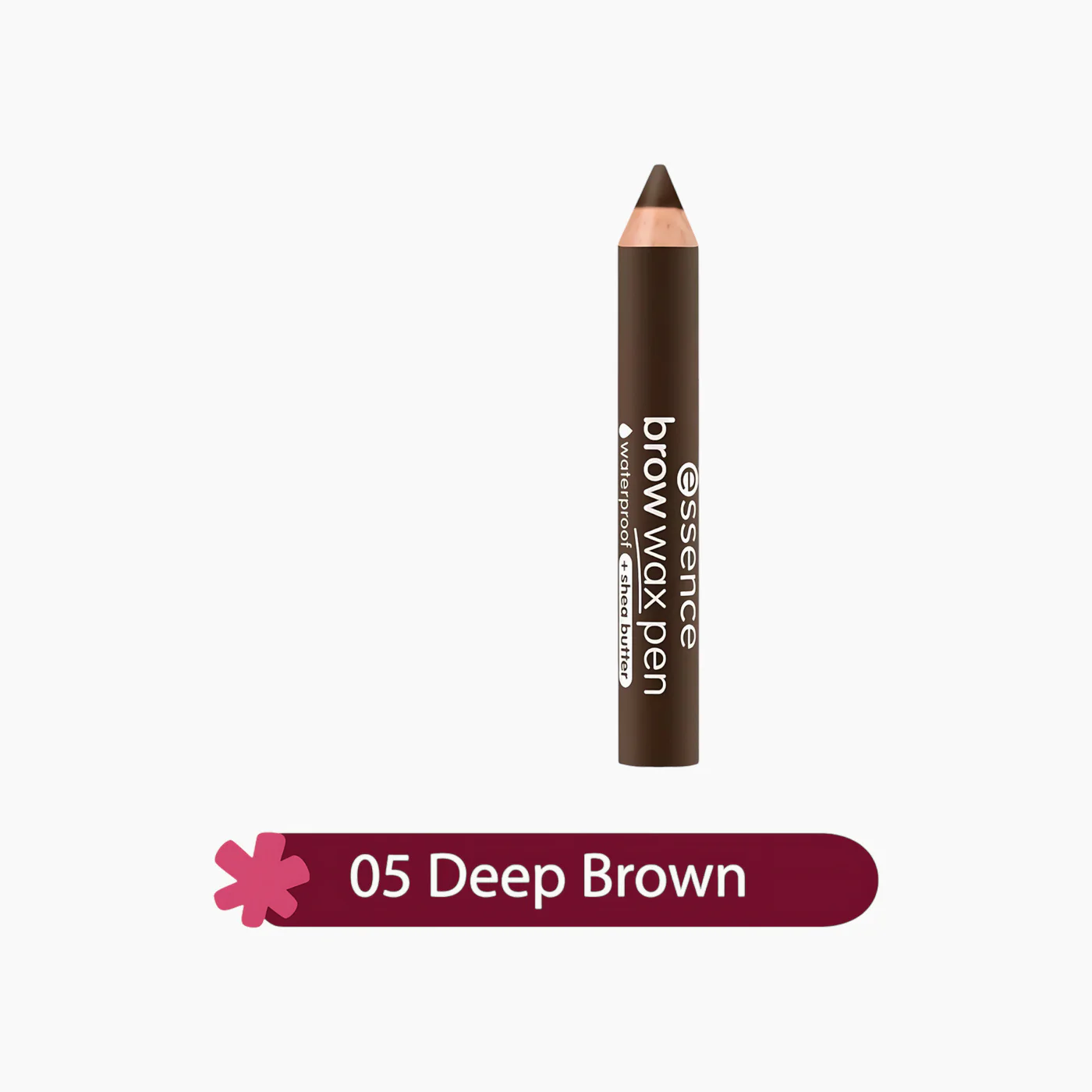 Essence Brow Wax Pen Eyebrow Wax 05 Deep Brown - Image 3