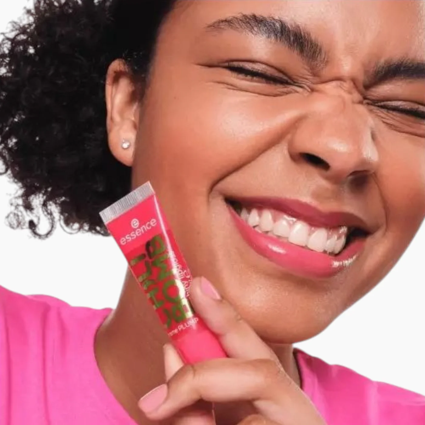 Essence Chili Bomb Shiny Lip Gloss 01 Strawberry Salsa - Image 5