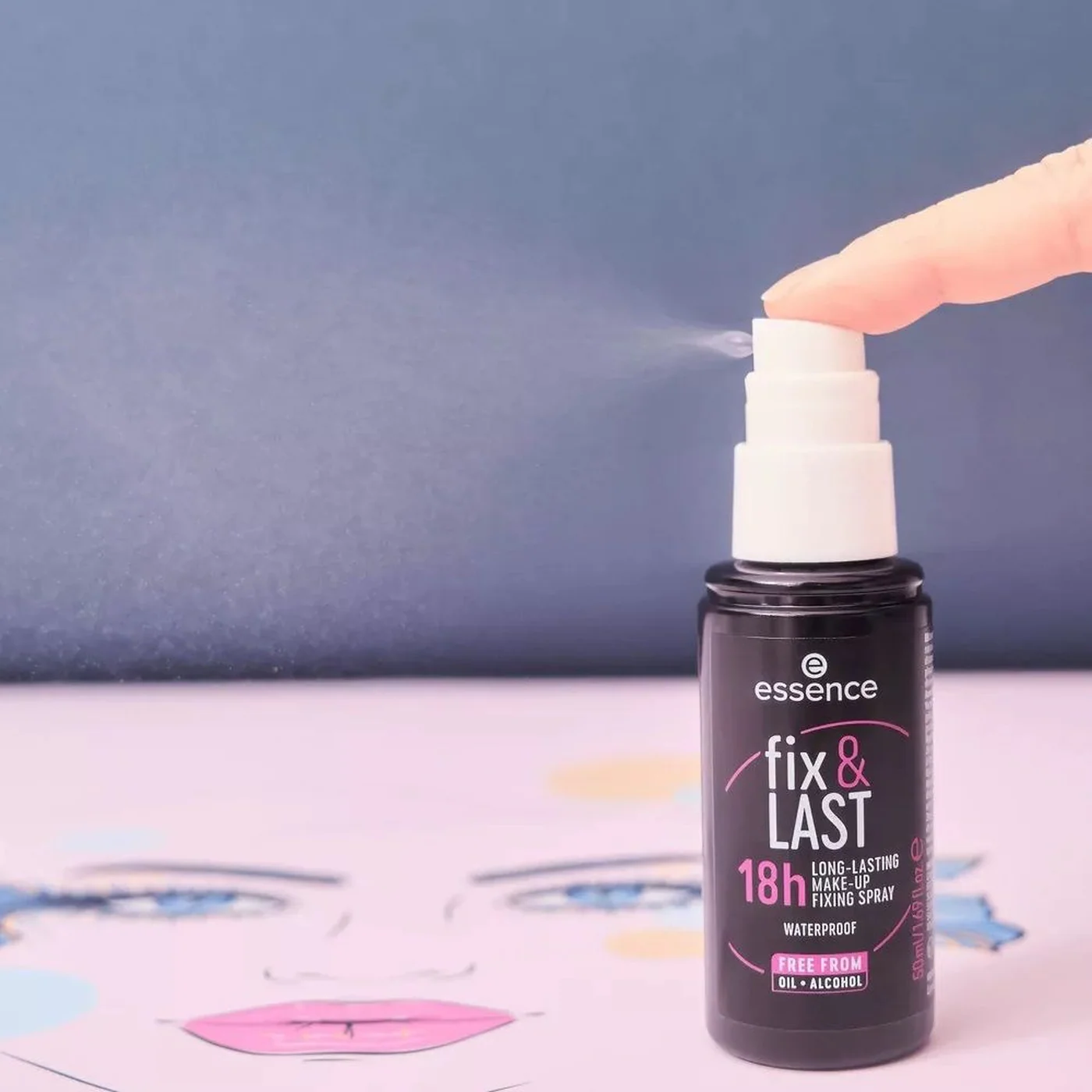 Essence Fix & Last 18H Make-Up Fix Spray - Image 3