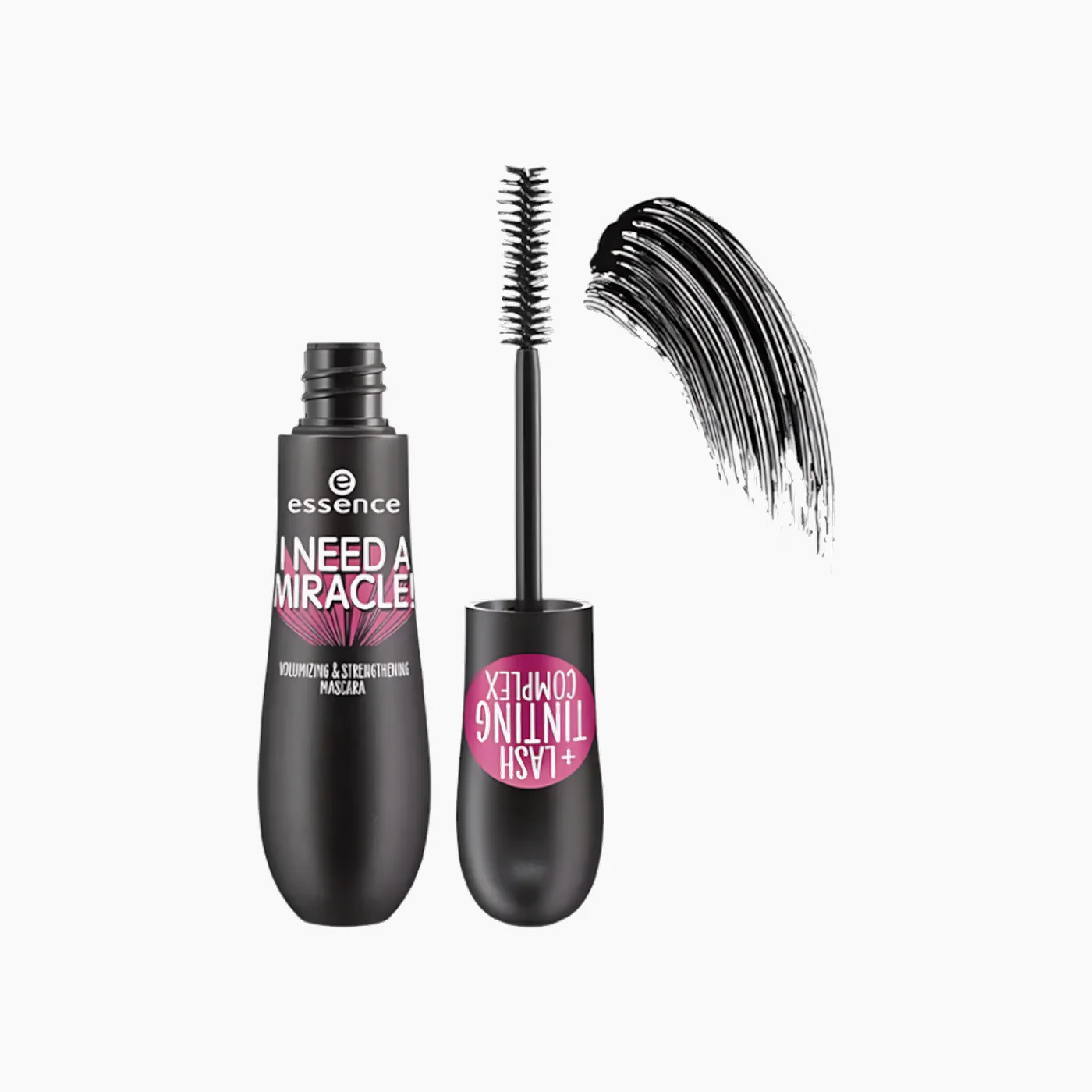 Essence I Need A Miracle! Volumizing & Strengthening Mascara 01 Black - Image 3