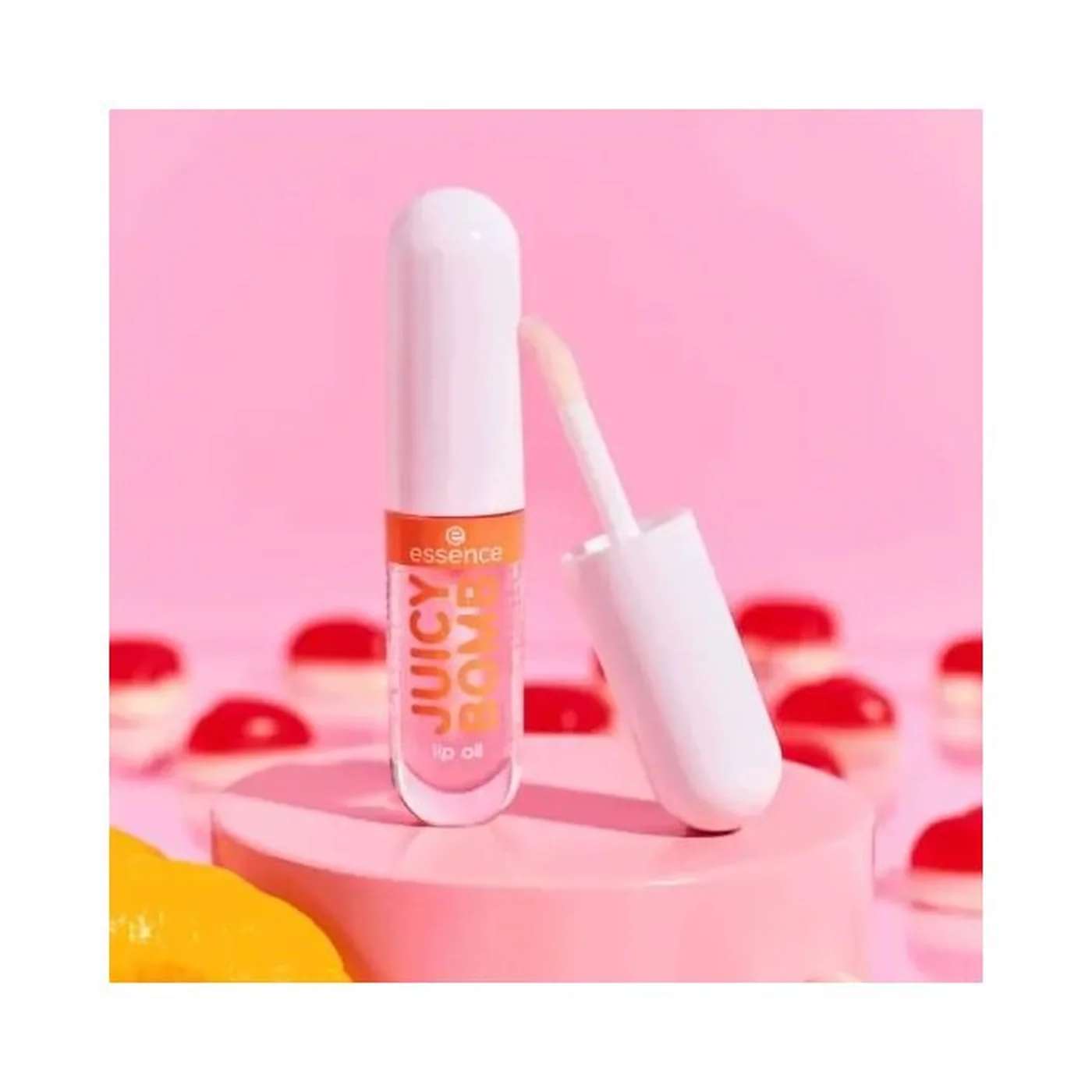 Essence Juicy Bomb Party Lip Oil 01 Peach Perfect - Image 4