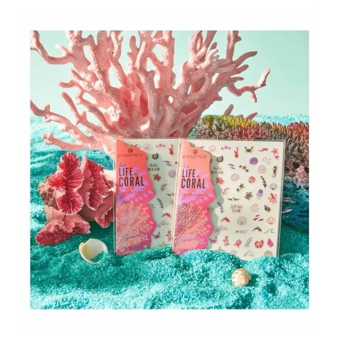 Essence Life In Coral Nail Stickers 01 - Image 2