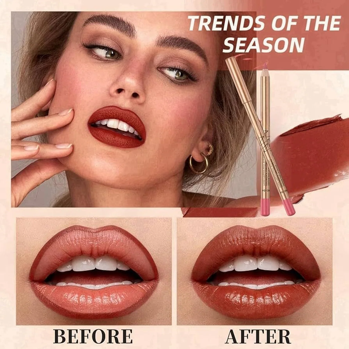 Essence Soft & Precise Lip Pencil 02 Happy - Image 5