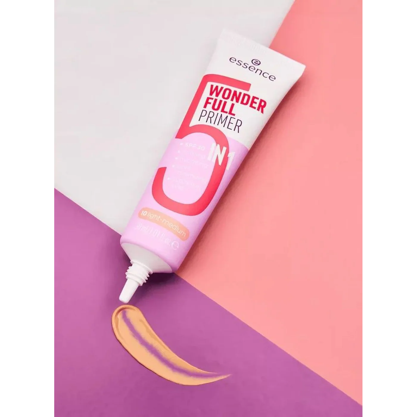 Essence Wonder Full Primer 5 In 1 10 Light-Medium - Image 2