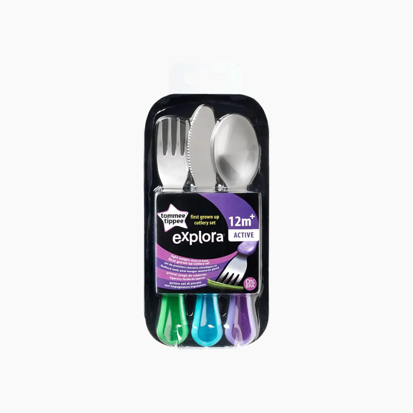 Tommee Tippee Explora First Grown-Up Cutlery Set - Image 2