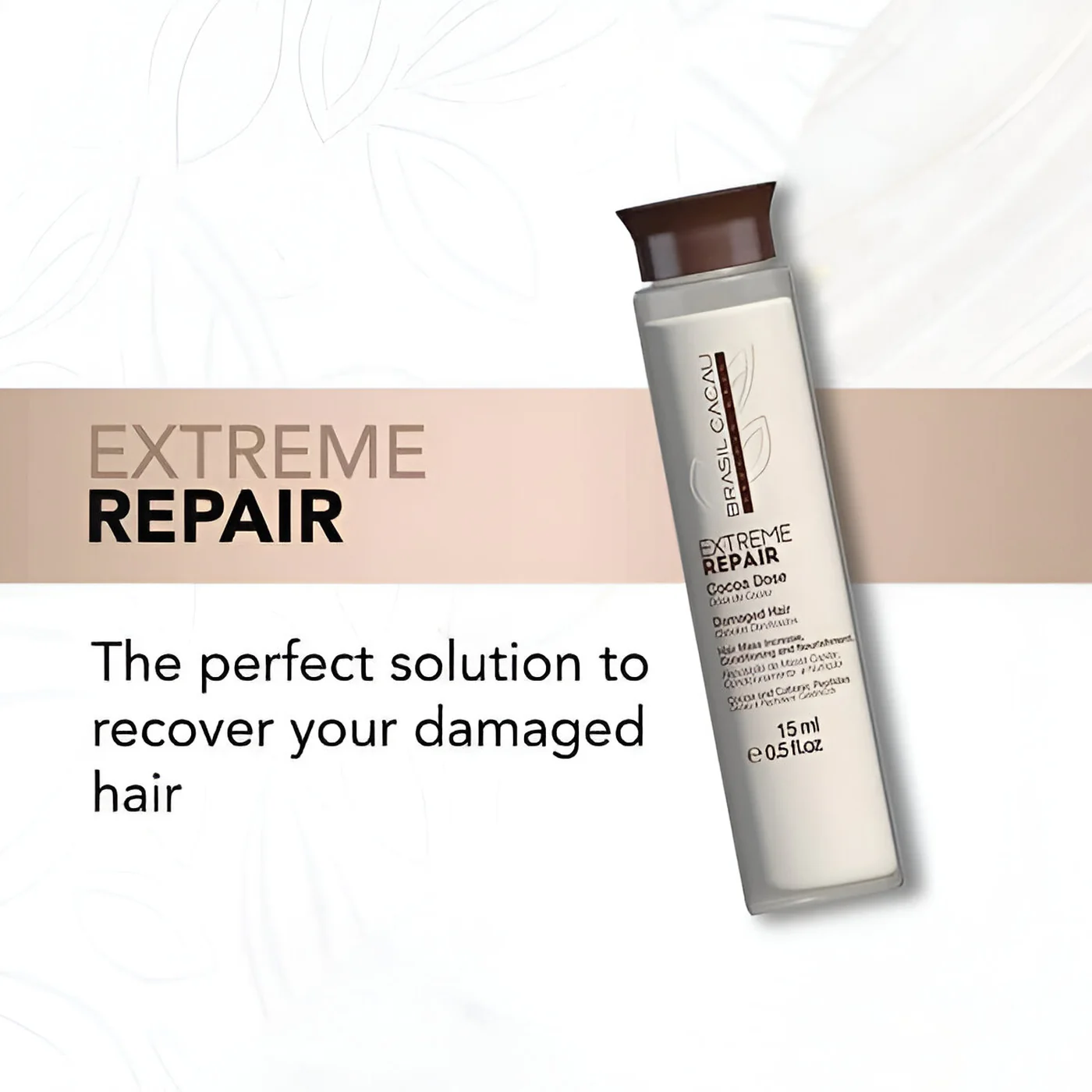 Brazil Cacau Extrem Repair Cacau Dose Intensive Hair Repair Treatment - Image 3