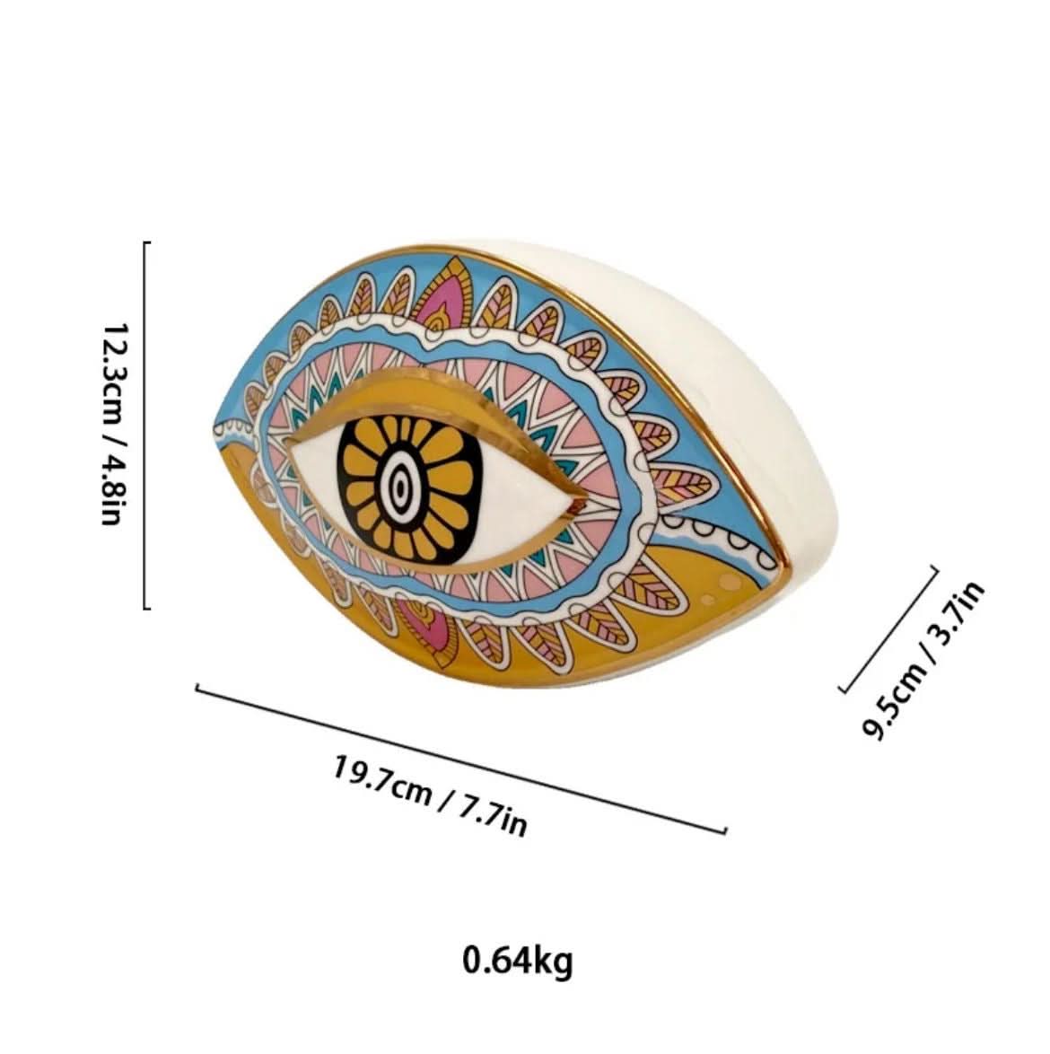 Eye of Truth Ceramic Sculpture - Image 3