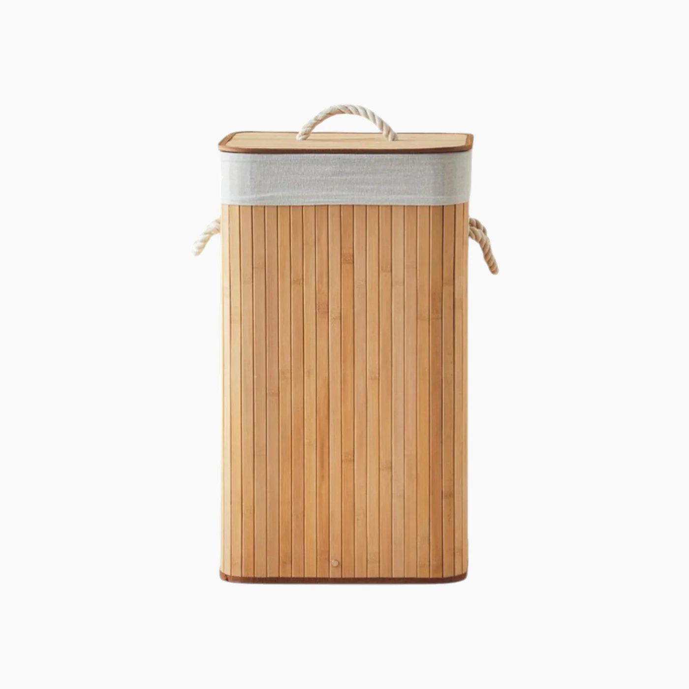 EH Living Fancy Foldable Laundry Basket 35x35x60 cm Beige