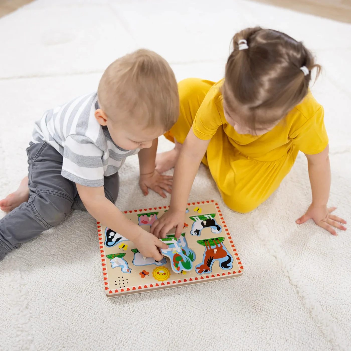 Farm Animals Sound Puzzle- 8 Pieces - Image 5