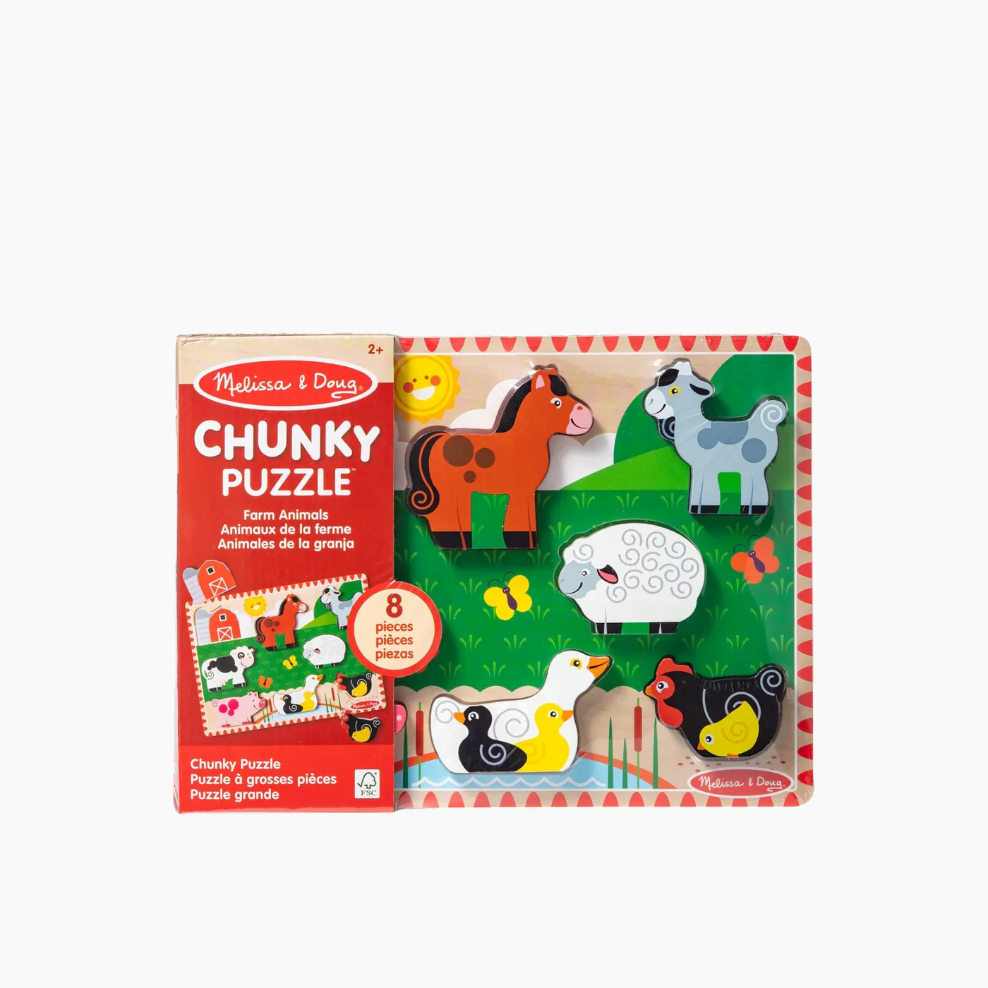 Farm Chunky Puzzle- 8 Pieces - Image 2