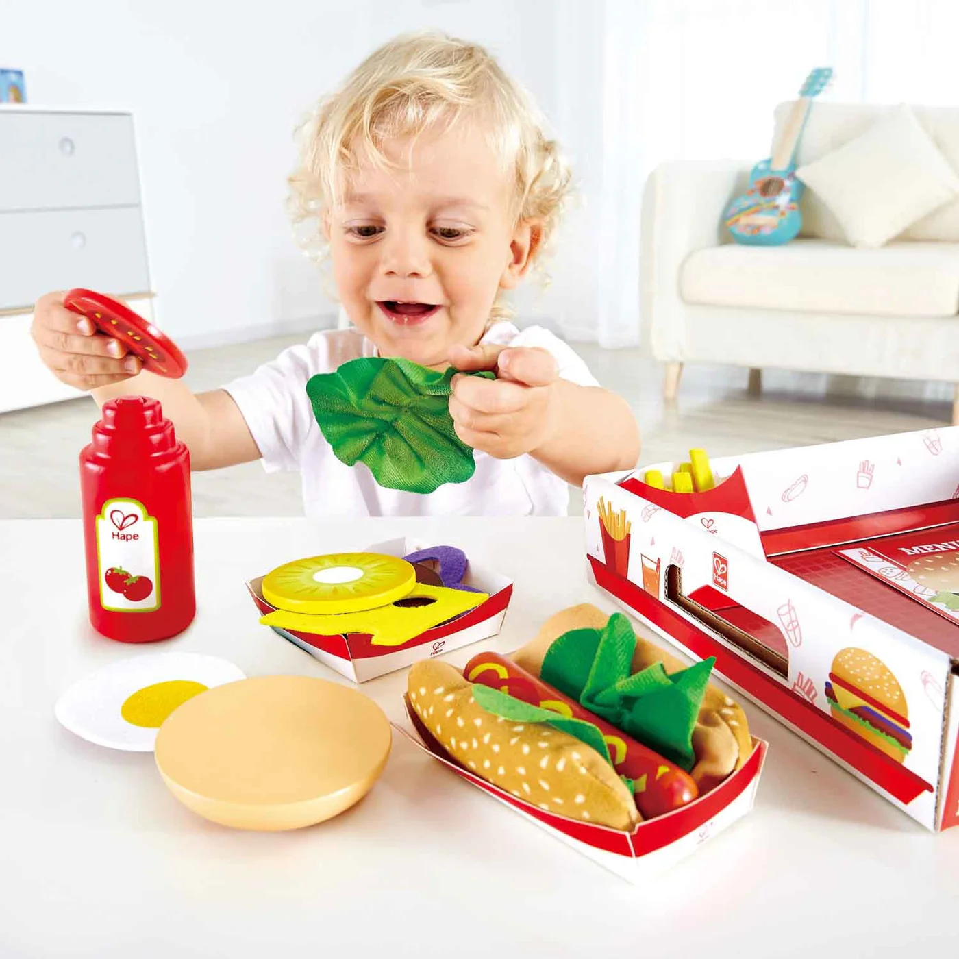 Hape Fast Food Set Toy - Image 2