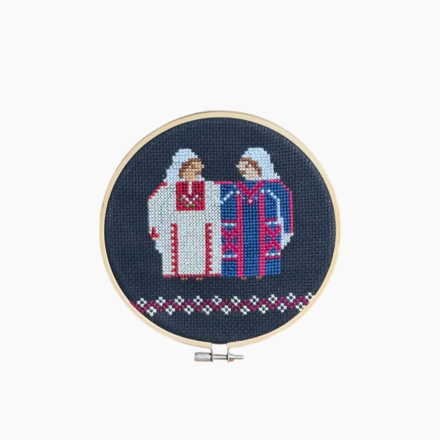 Folkglory Fellahin, Ramallah and Gaza Embroidery Kit - Image 2