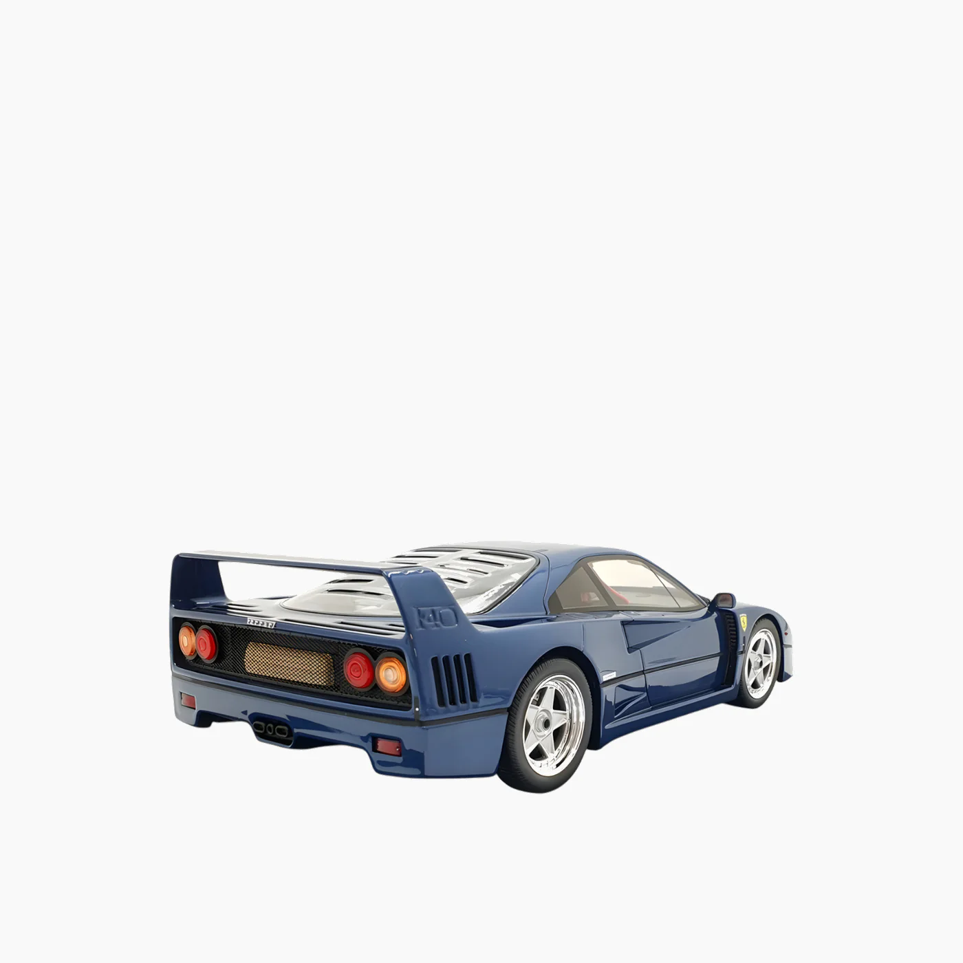 GT-Spirit Ferrari F40 Navy Blue 1:18 Scale Model Car - Image 4