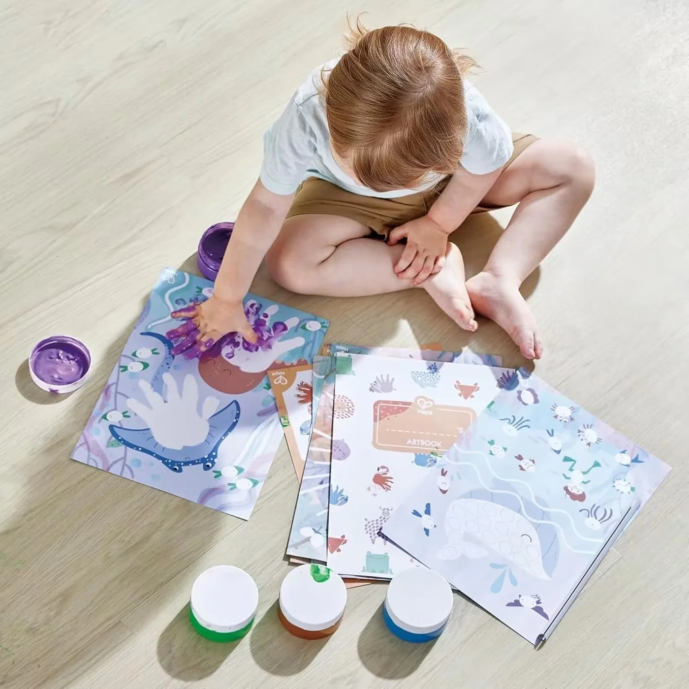 Hape Finger Painting Art Set - Image 7