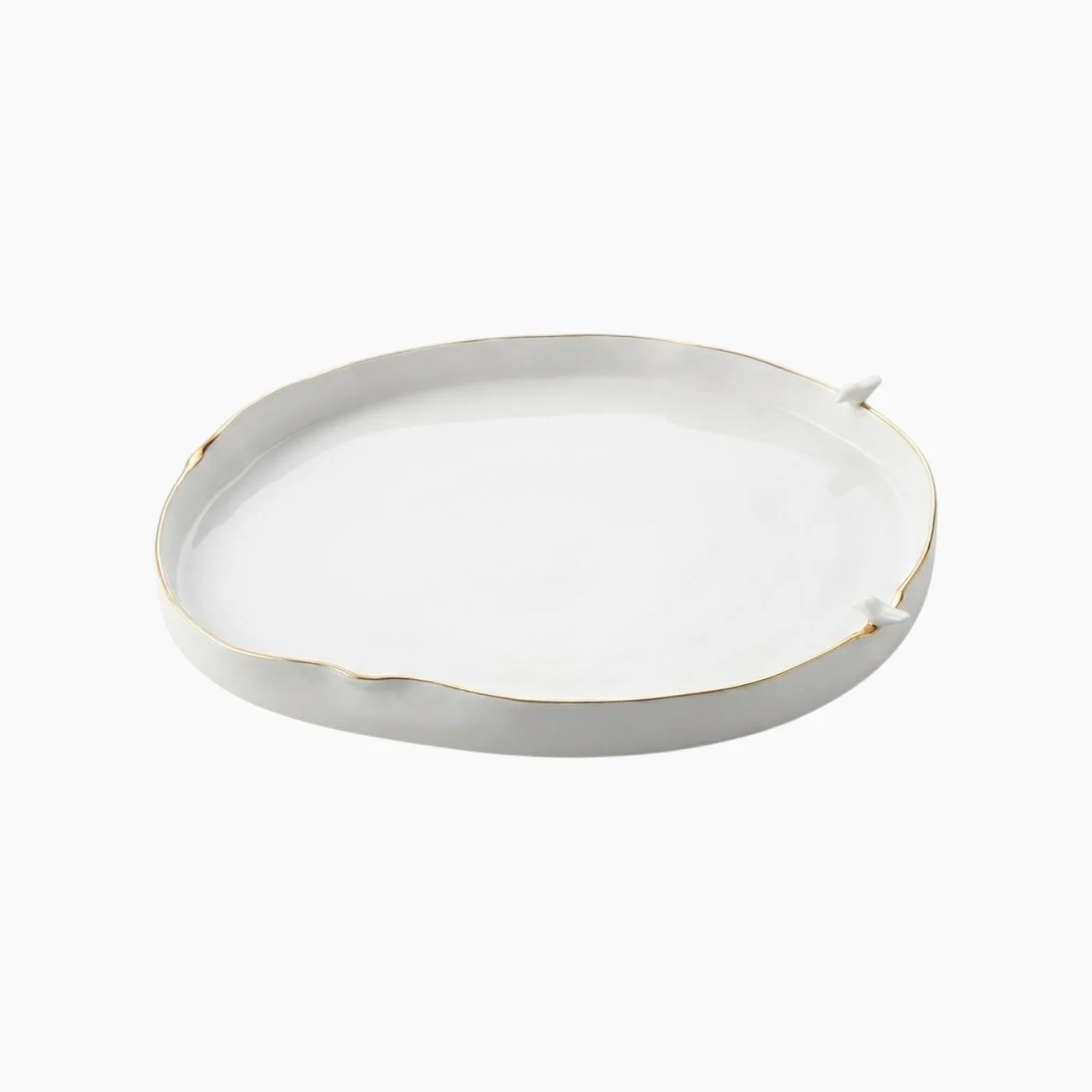 Leap of Clay Fish Plate and 2 Birds