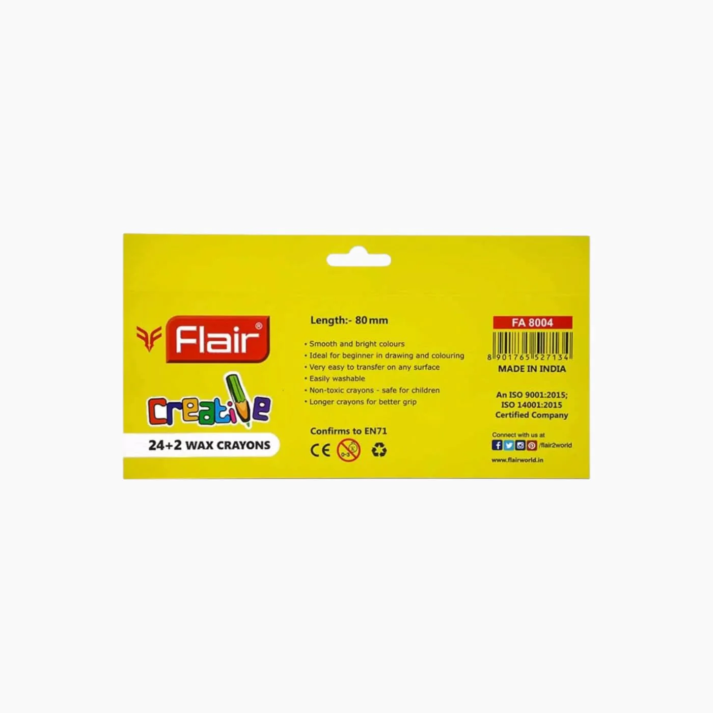 Flair Creative 24 + 2 Wax Crayons - Image 3