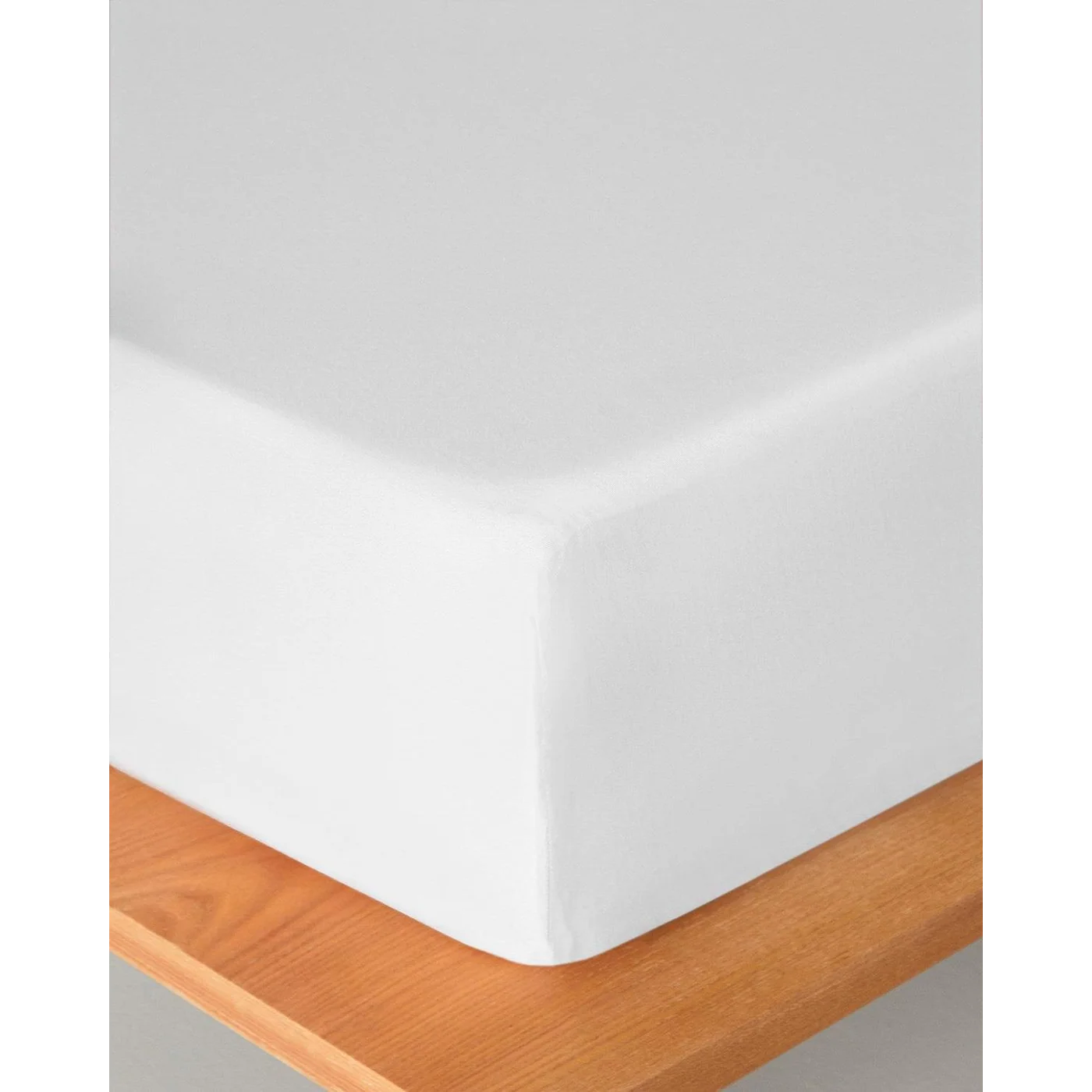 EH Living Flat 2 Cotton Single Size Fitted Sheet 100x200 cm White - Image 6