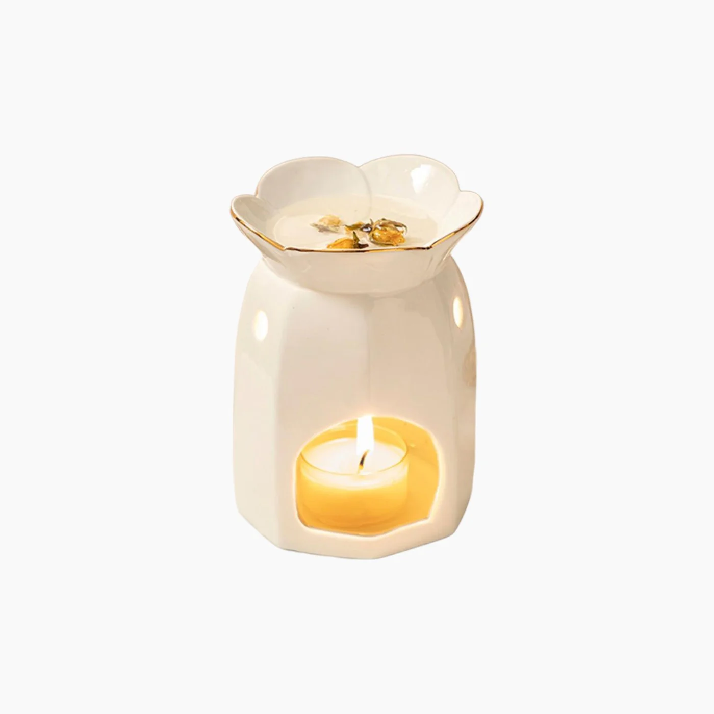 EH Living Floret Censer 11X11X14 cm White