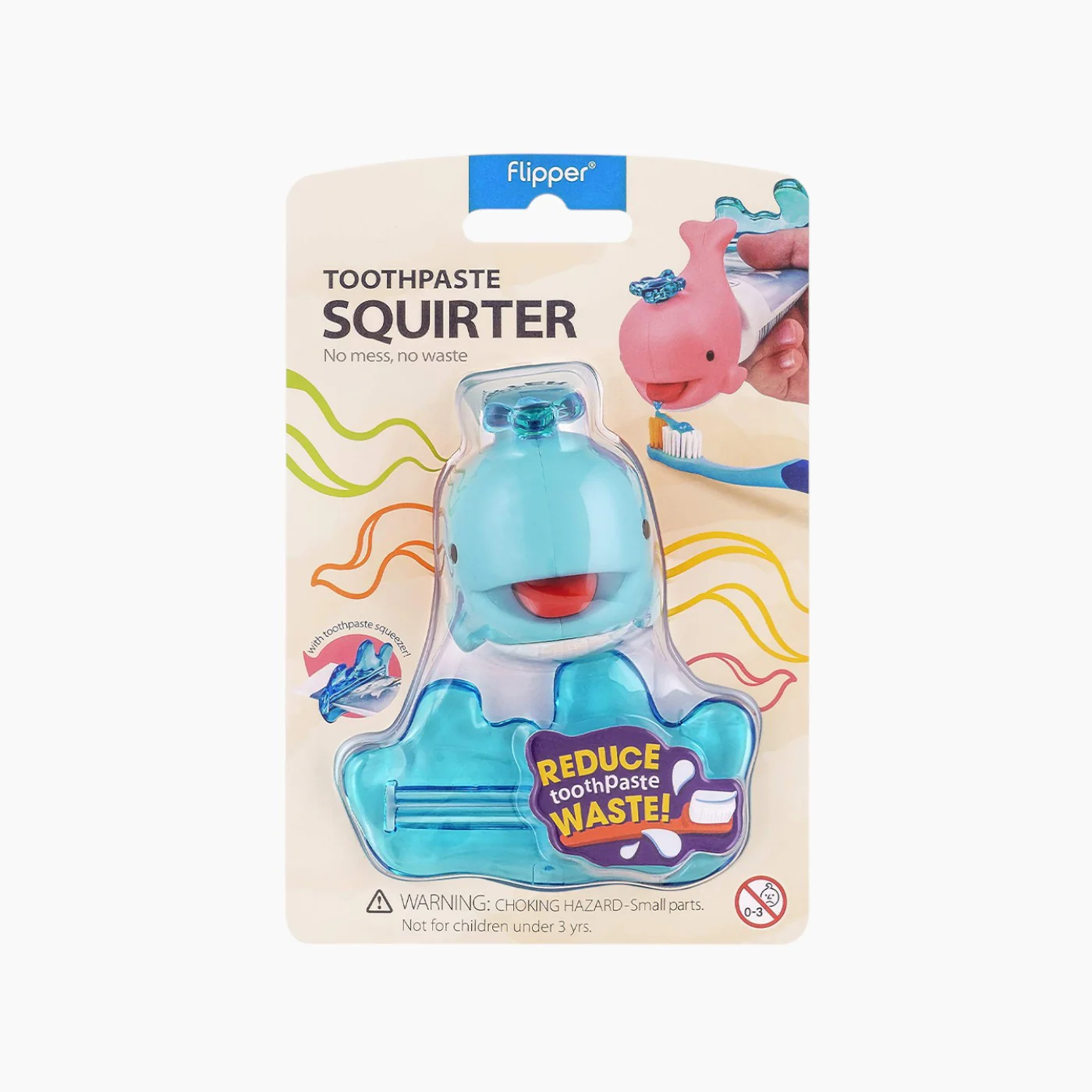 Flipper Toothpaste Squirter Whale