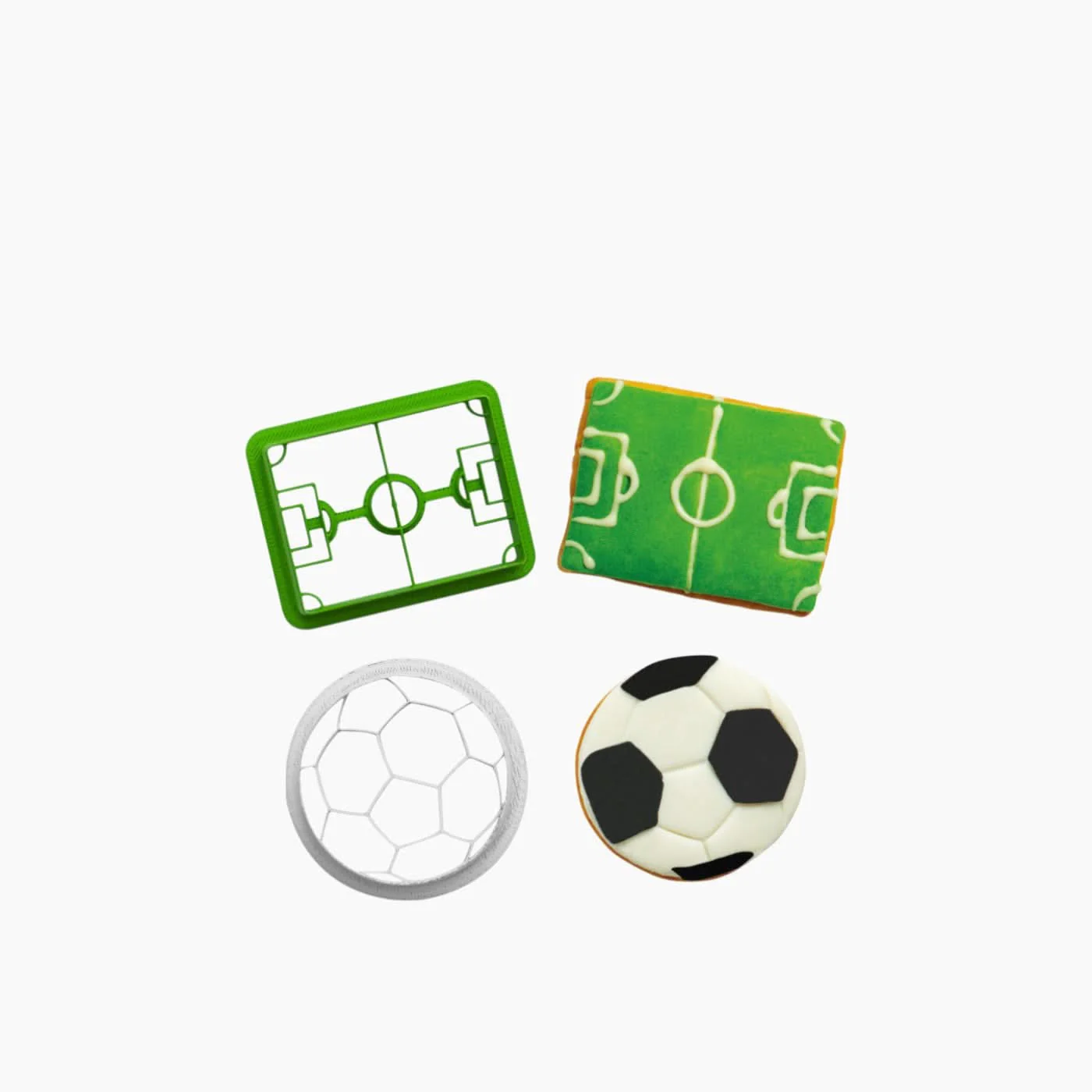 Decora Football Cookie Cutters - Image 2