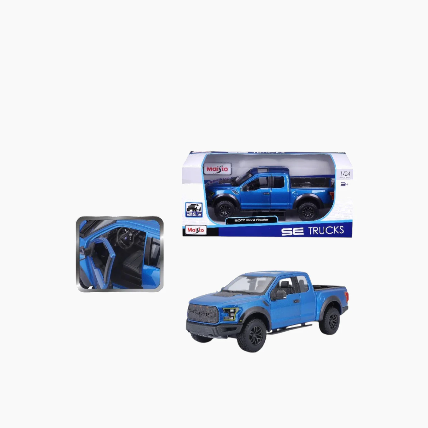 Maisto Burago Ford F-150 Raptor (2017) 1:24 SE Trucks - Image 14