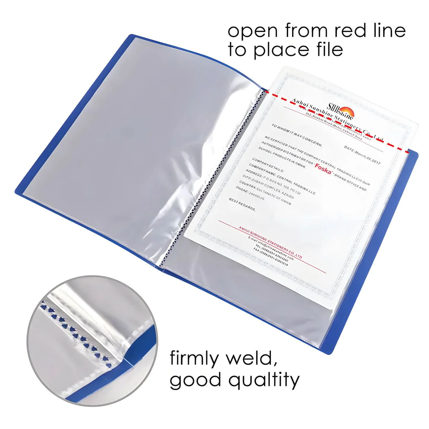 Foska Clear Book Binder - Image 9