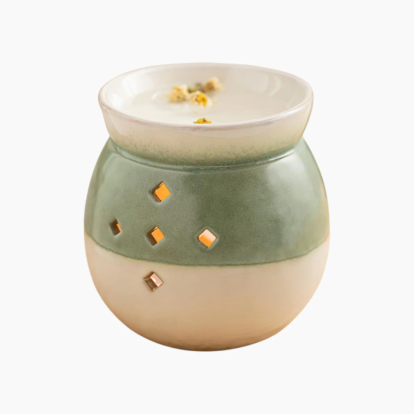 EH Living Freda Ceramic Censer 10,5x10,5x10,5 cm Green - Image 2