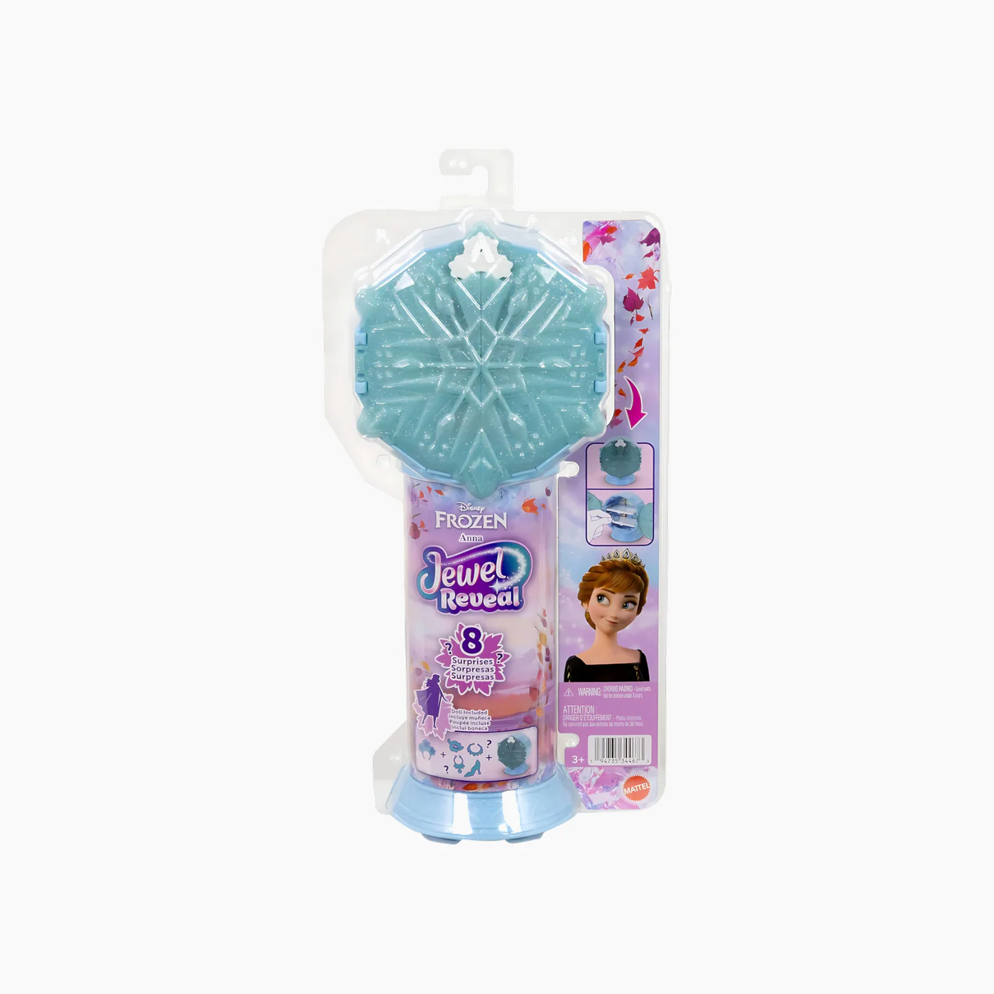 Mattel Frozen Fashion Dolls Spin And Reveal Anna - Image 2