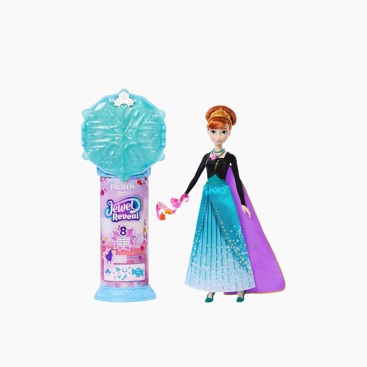 Mattel Frozen Fashion Dolls Spin And Reveal Anna - Image 3