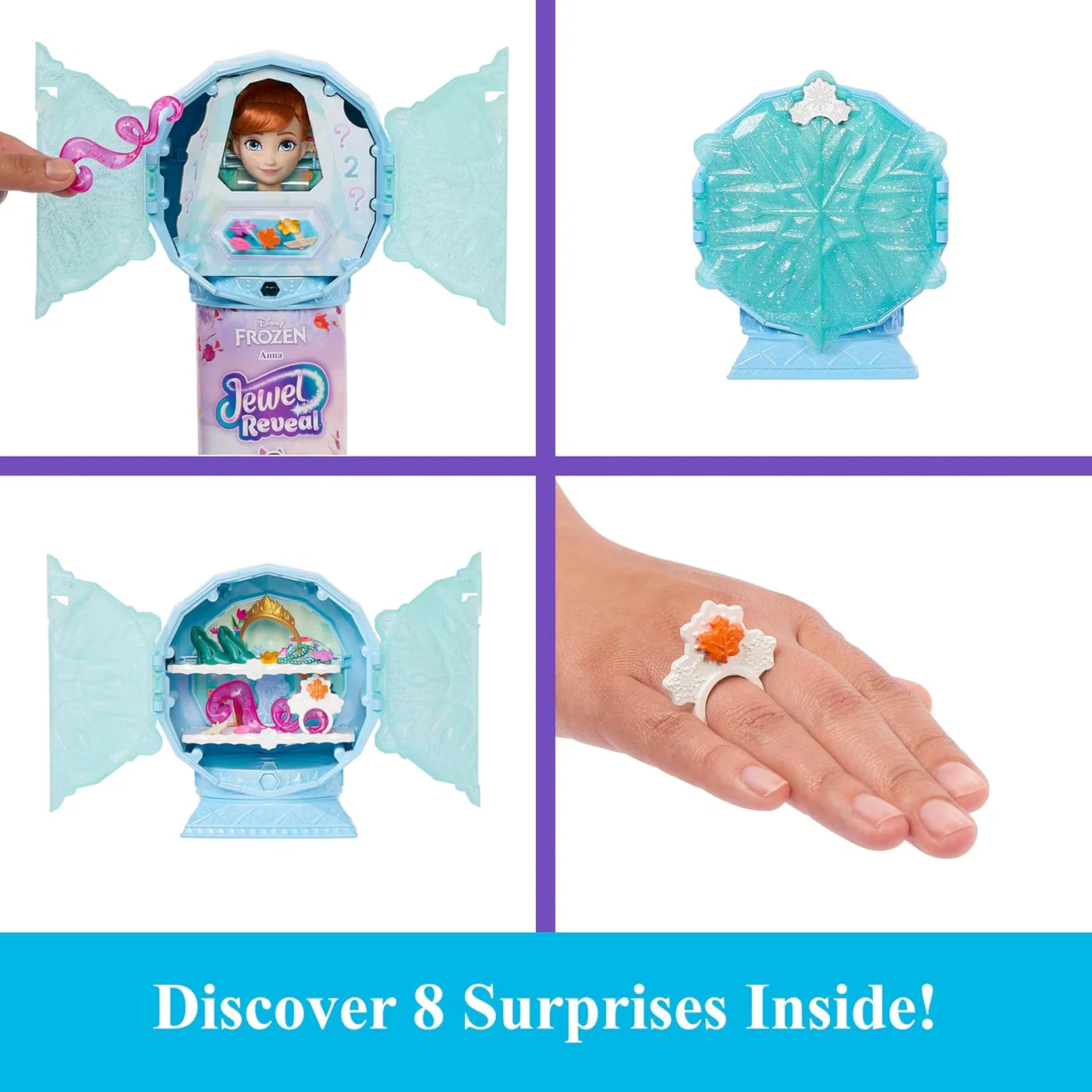 Mattel Frozen Fashion Dolls Spin And Reveal Anna - Image 5