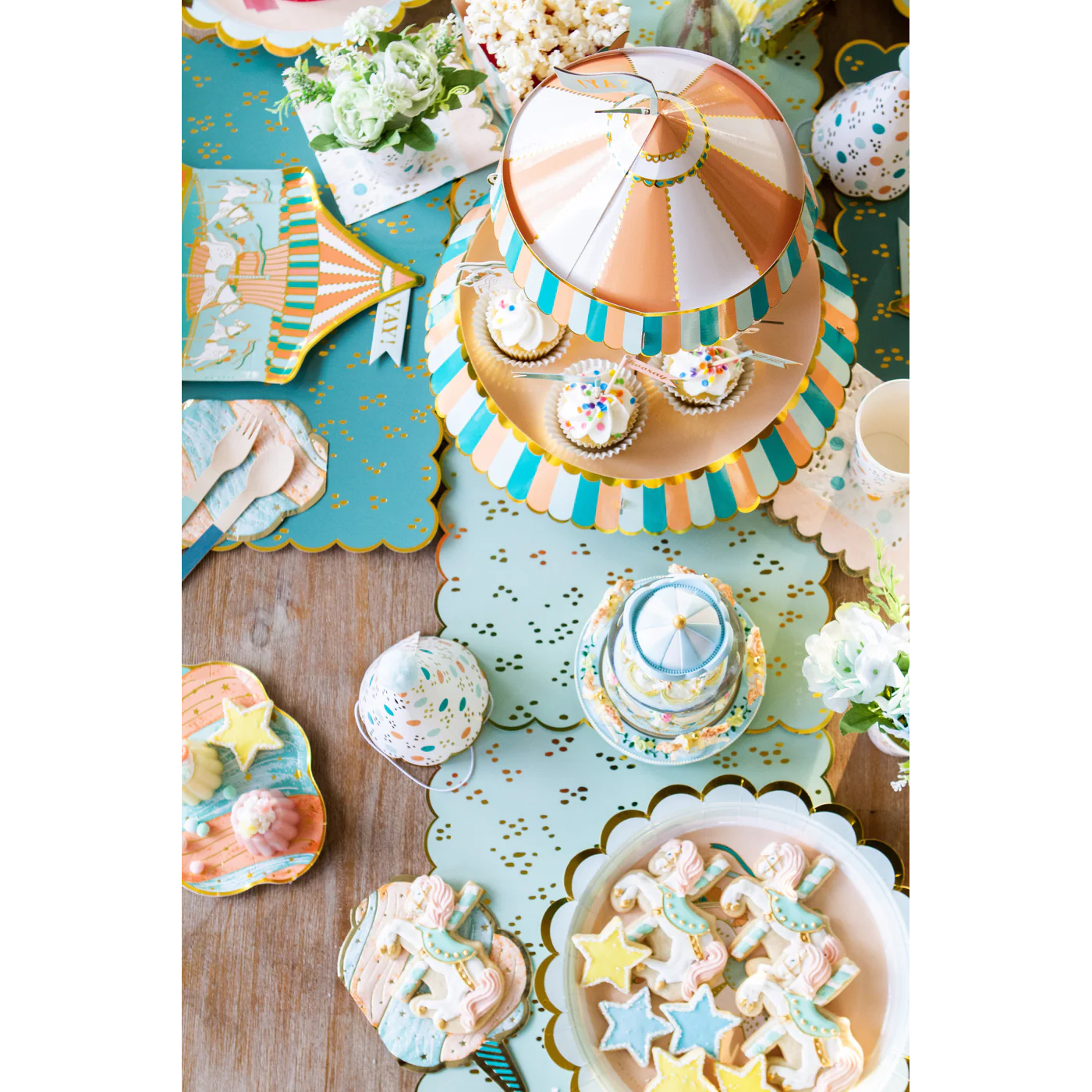 Ma Fete Carousel Cupcake Stand - 1 Piece - Image 6