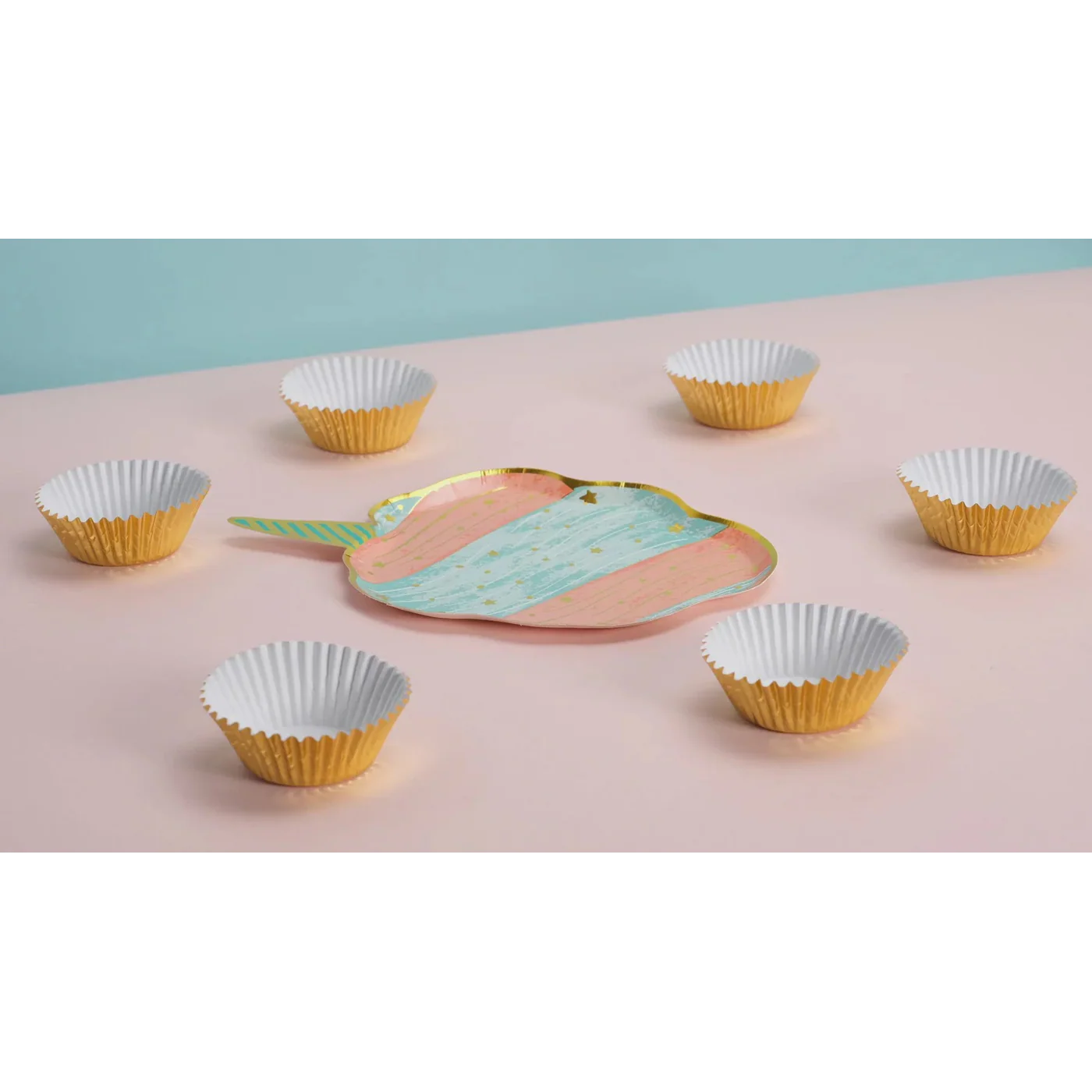 Ma Fete Cotton Candy Platesn - Set of 8 - Image 3