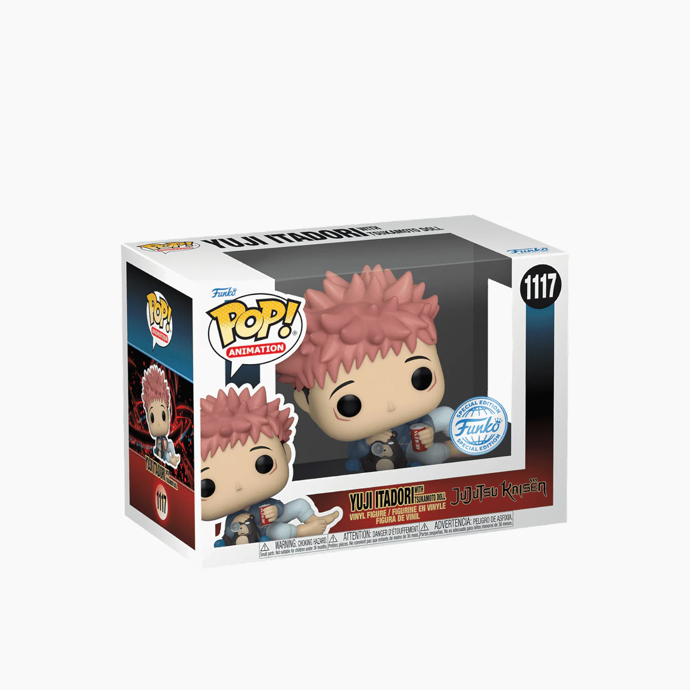 Funko Pop! Animation: Jujutsu Kaisen- Itadori With Tsukamoto Doll - Image 2
