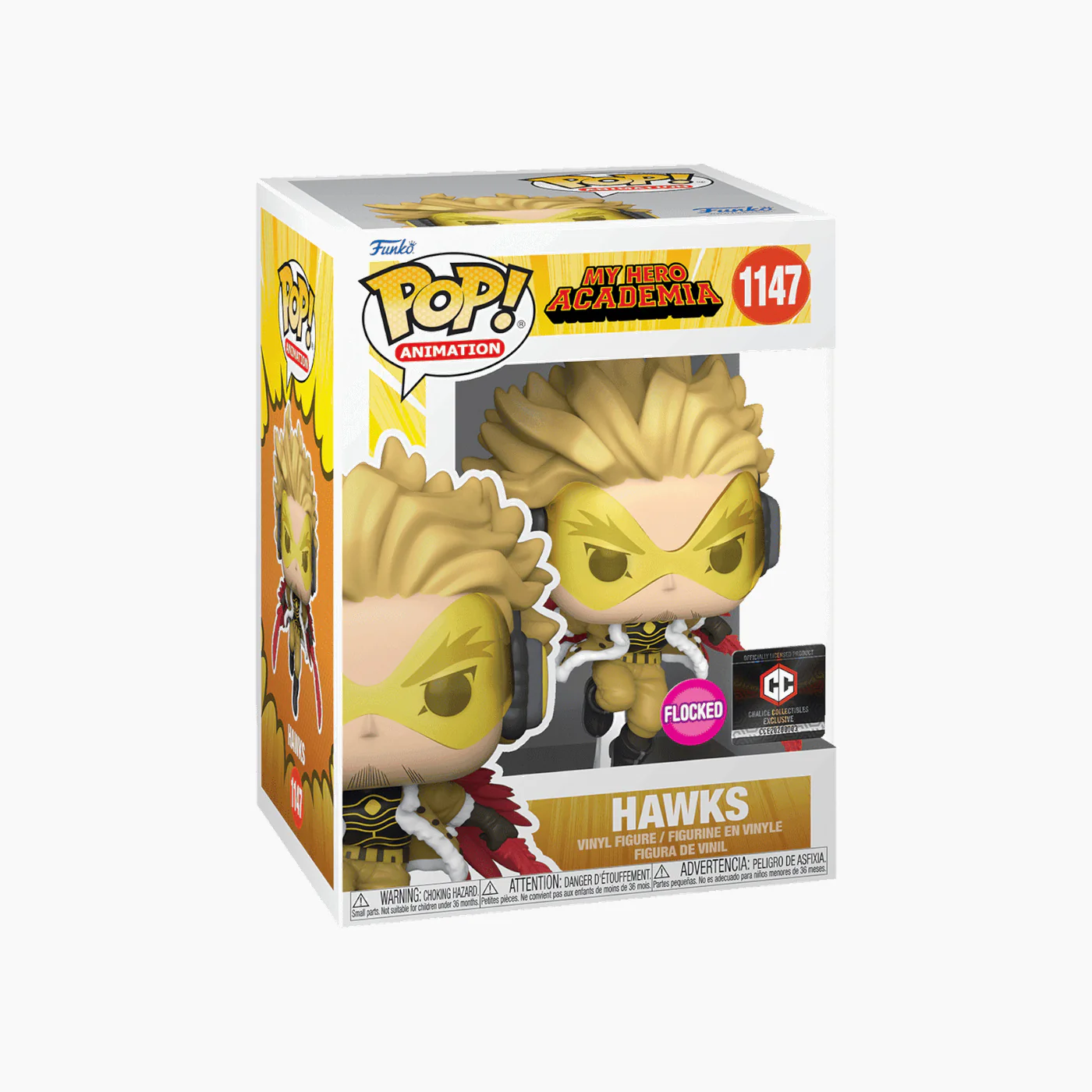 Funko Pop! Animation: My Hero Academia- Hawks Flocked - Image 2