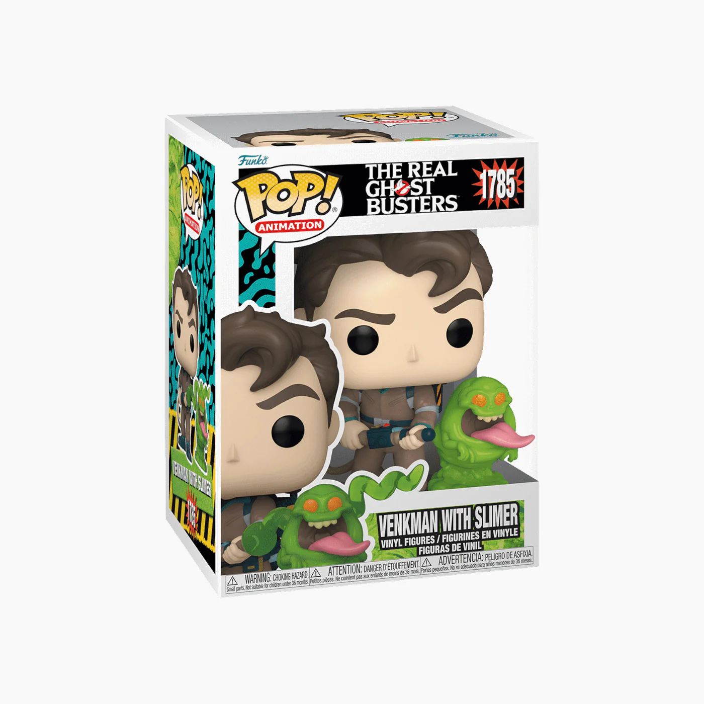 Funko Pop & Buddy! Animation: The Real Ghostbusters- Venkman With Slimer - Image 2
