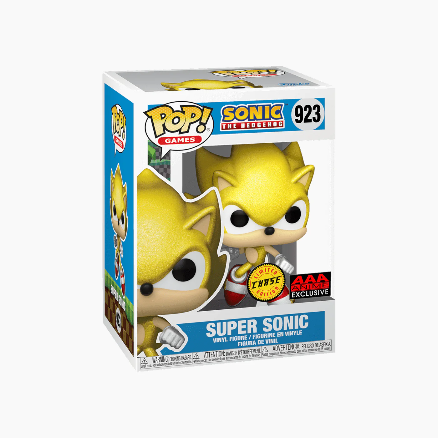 Funko Pop! Games: Sonic- Super Sonic With Chase - Image 3
